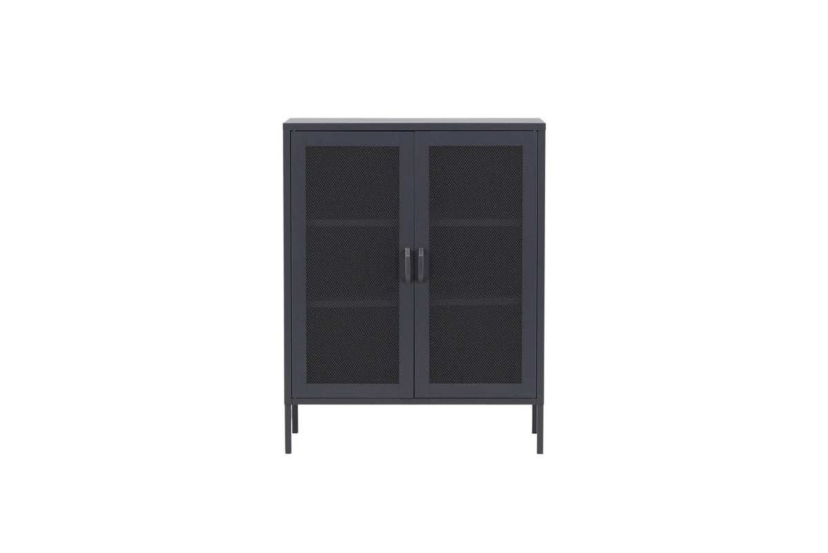 Mischa Kabinett in Grau präsentiert im Onlineshop von KAQTU Design AG. Cabinet ist von Venture Home