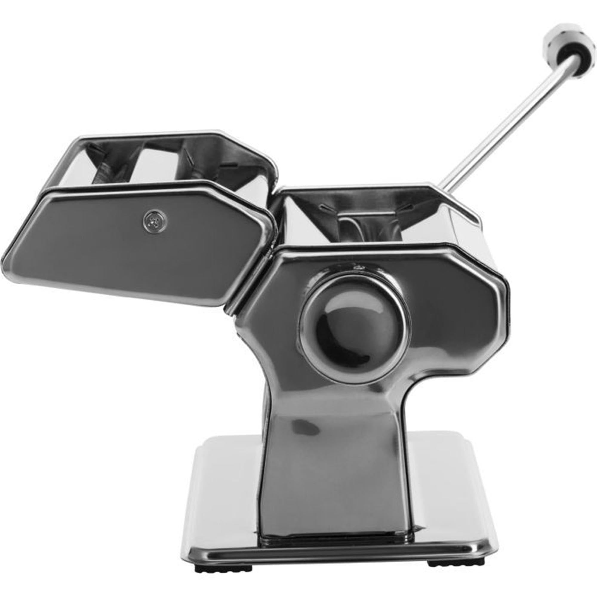 Robuste Pastamaschine aus Edelstahl, kompakt mit 20x20x15,5 cm, ideal für frische Pasta, von Westmark.