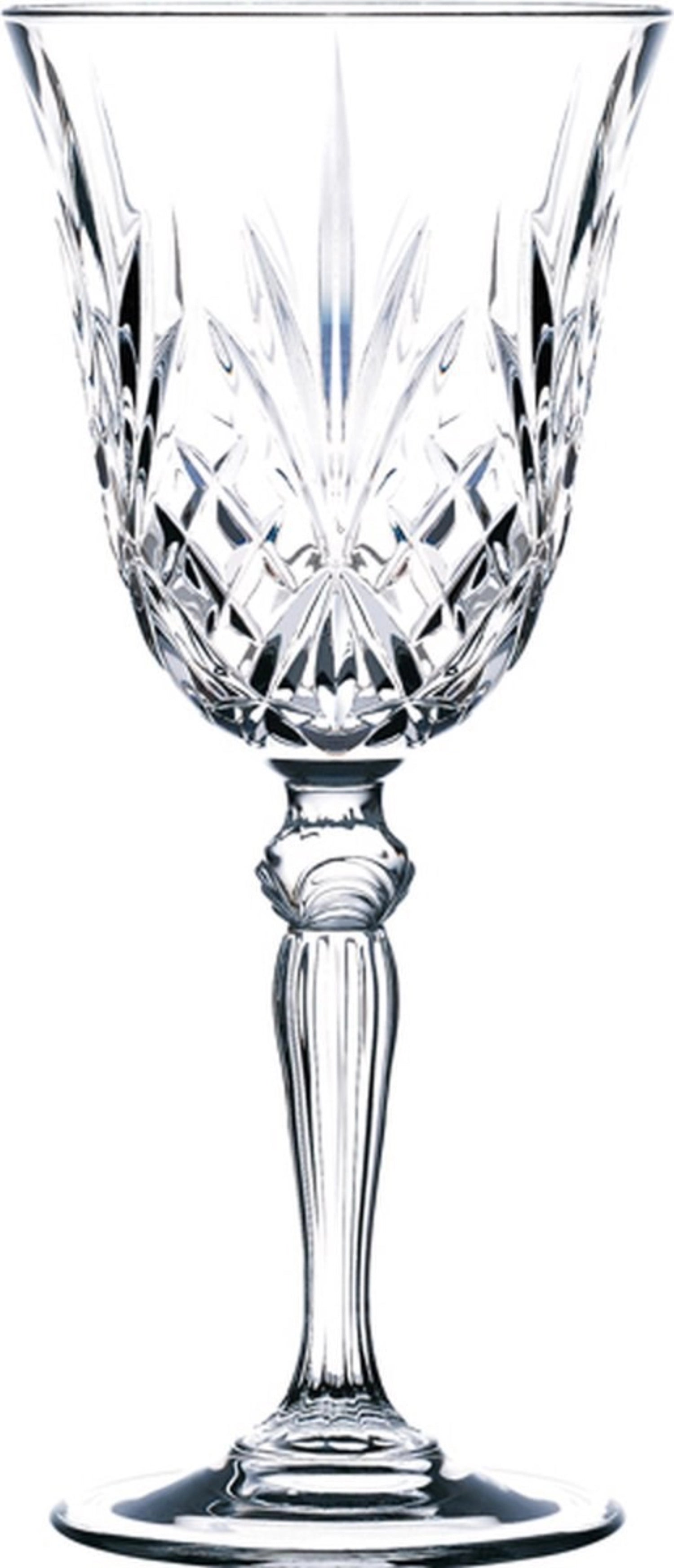 Set of 6 Melodia wine glasses Ø8.7 H20.2 cm, 28cl