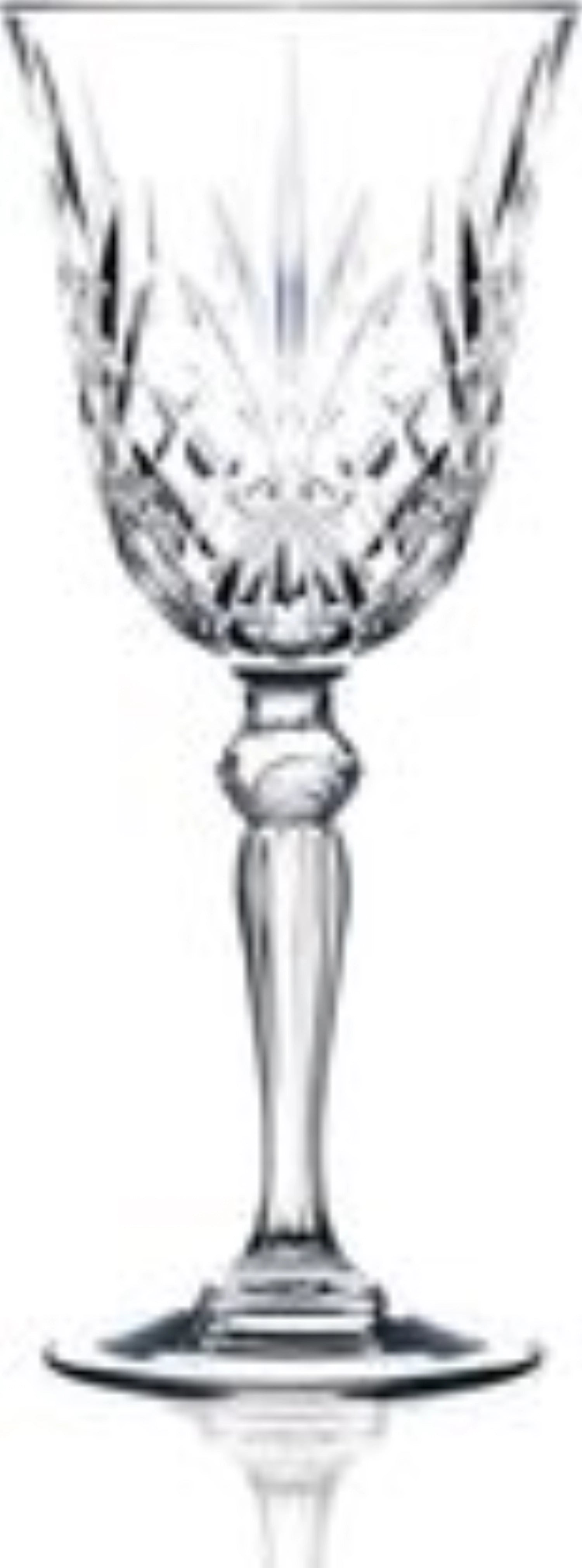 Genießen Sie Wein stilvoll mit dem 6er Set Melodia Weinglas von RCR. Robustes Design, 21 cl Fassungsvermögen, ideal für festliche Anlässe.