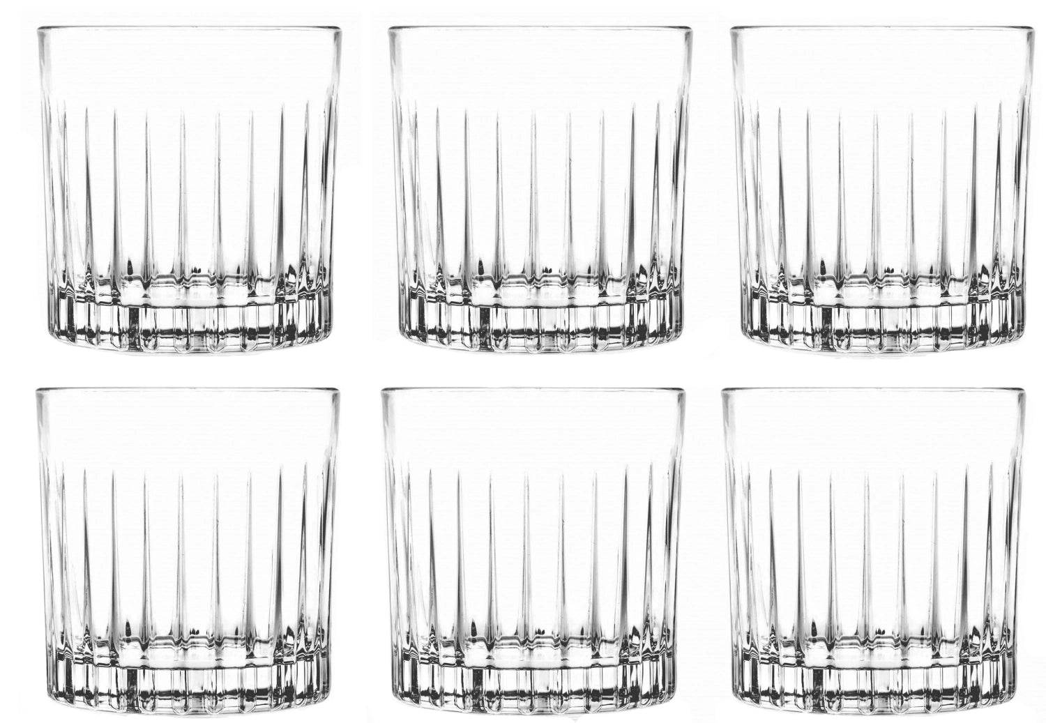 Elegantes 6er Set Timeless Dof Tumbler von RCR, Ø8.6 H9.2 cm, 36cl, perfekt für Cocktails und besondere Anlässe.