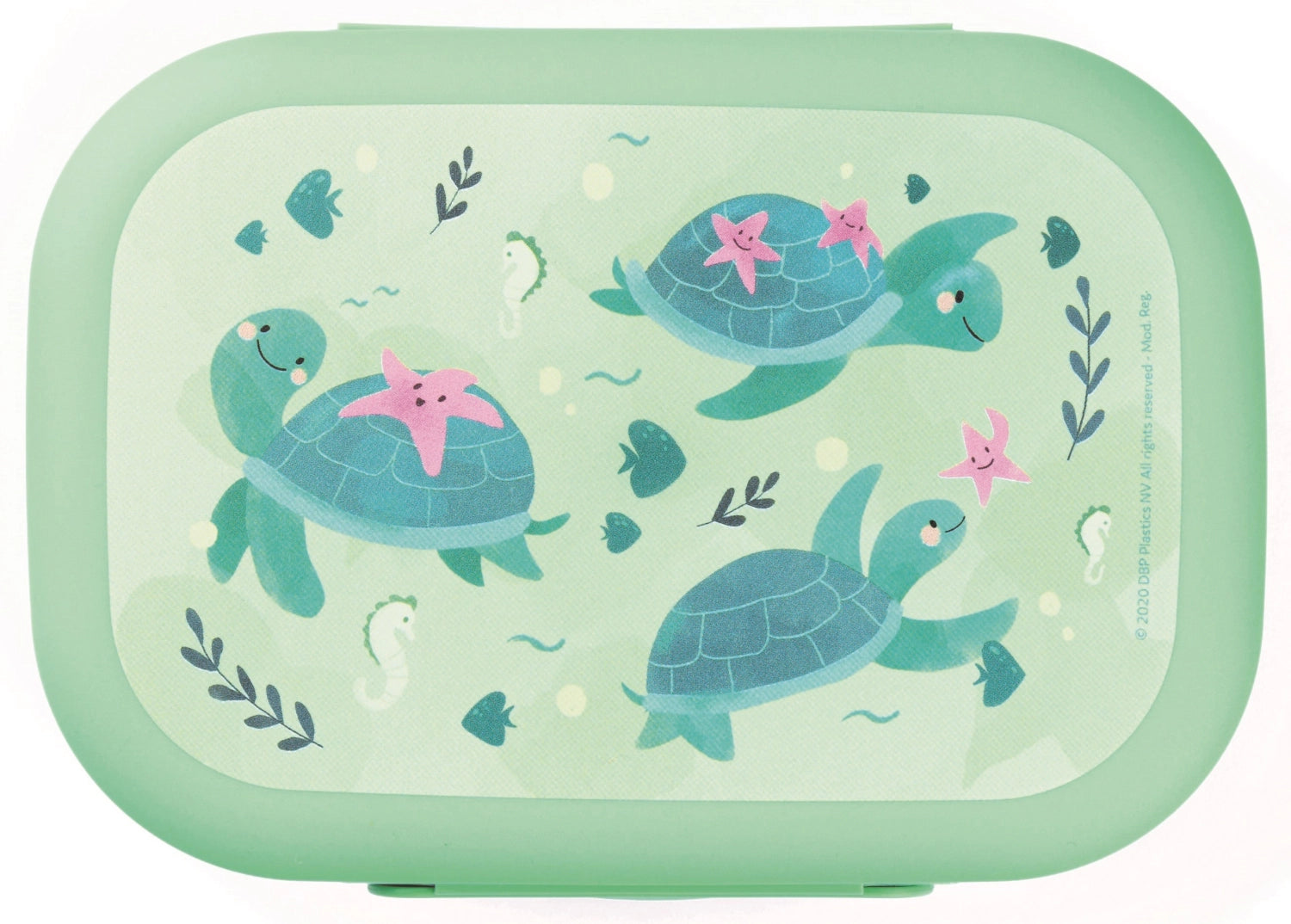Sealife Lunchbox Schildkröte 180x132x50 Hellgrün