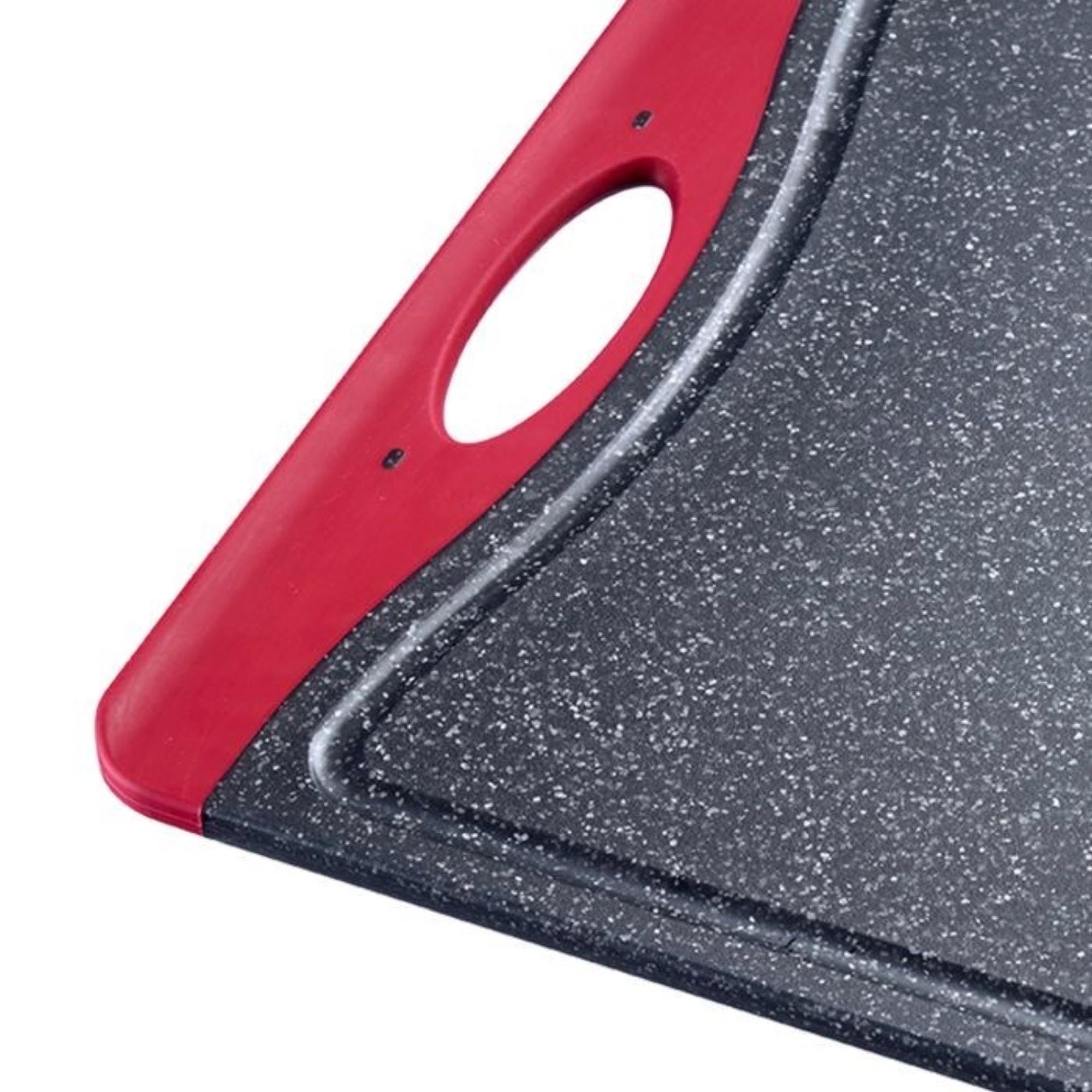 Rutschfestes Schneidebrett von Westmark in Granitoptik, 43x31x1cm, ideal für präzises Schneiden und vielseitige Küchenaufgaben.