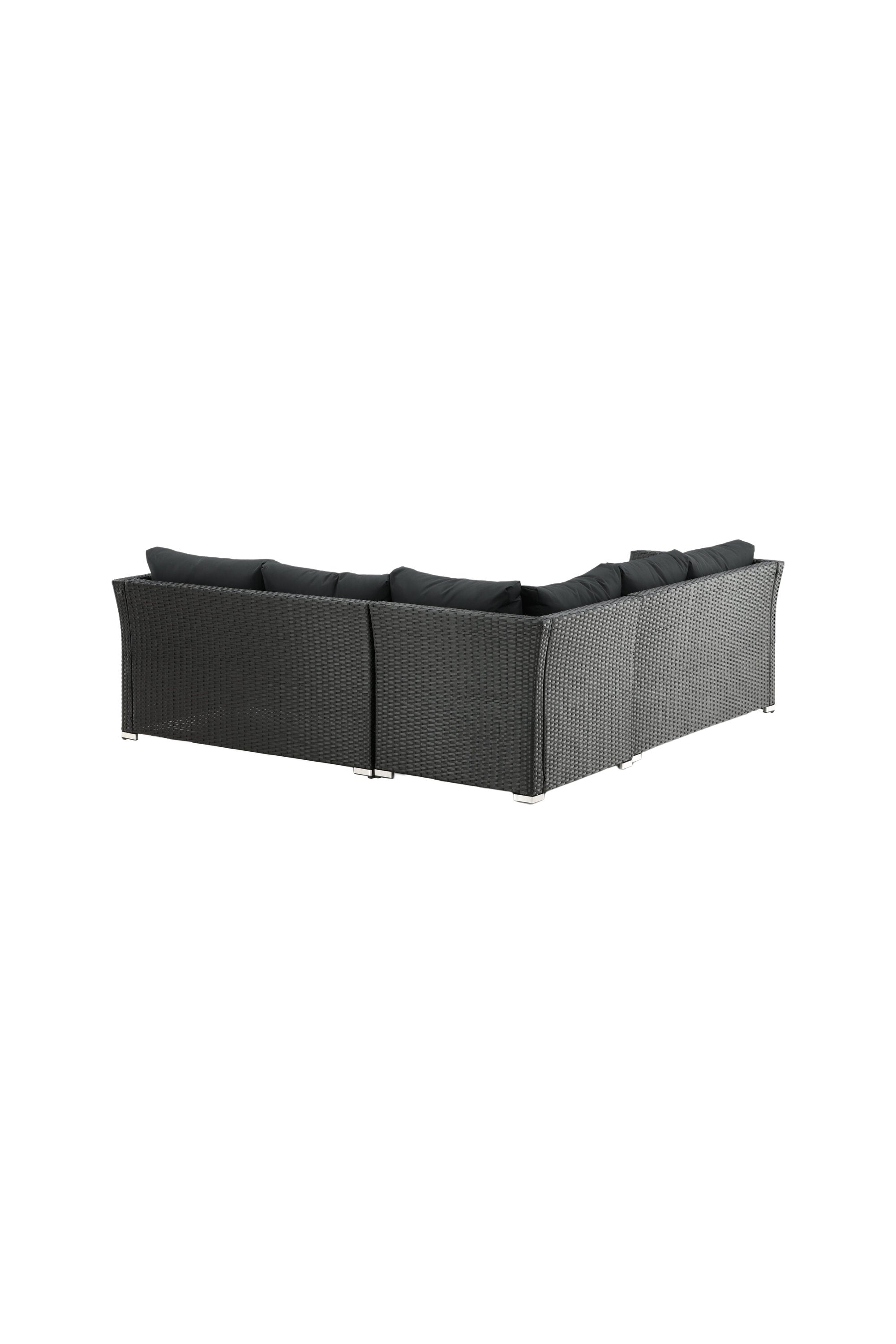 Haiti Ecksofa Outdoorset 70cm in Schwarz präsentiert im Onlineshop von KAQTU Design AG. Loungeset ist von Venture Home