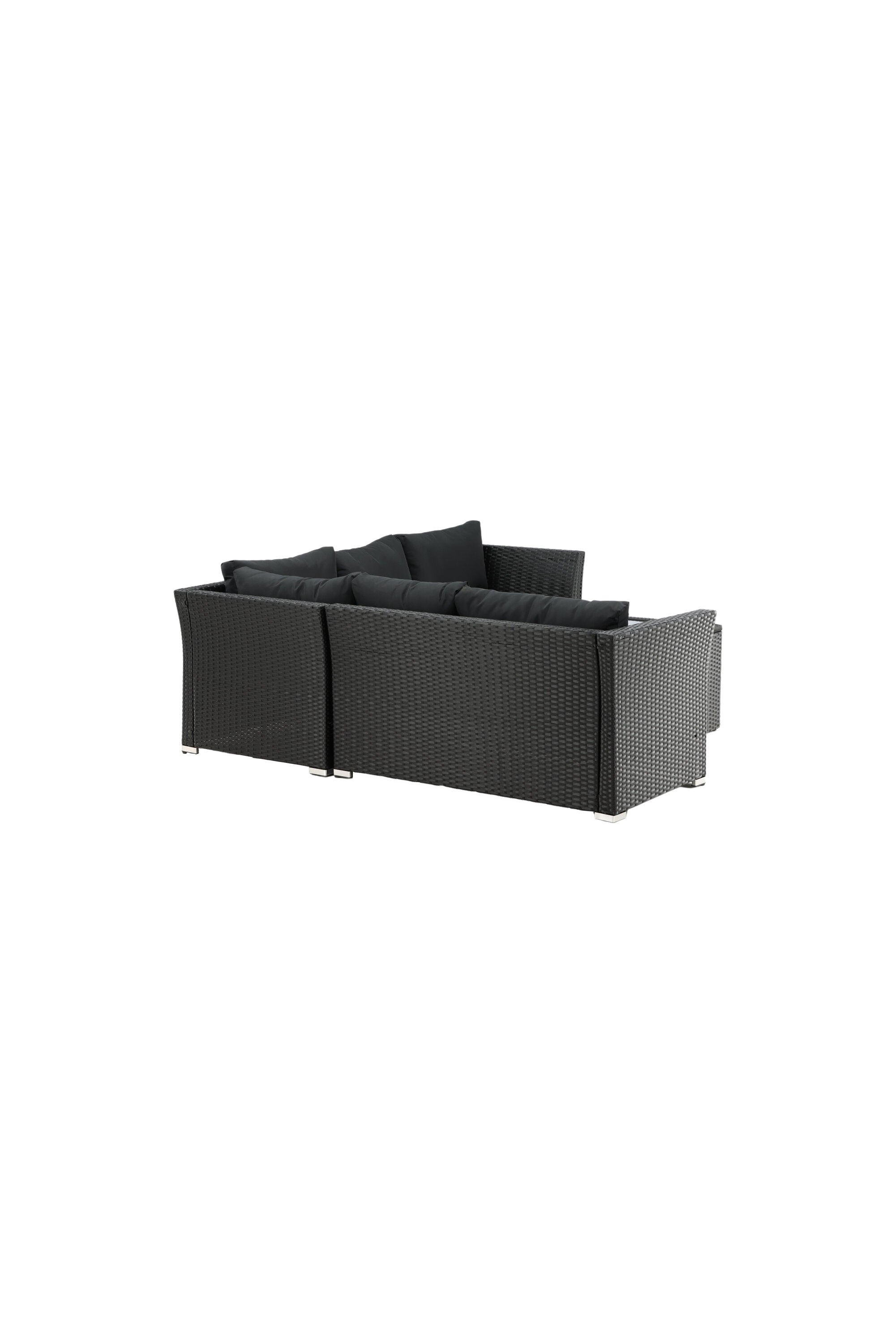 Haiti Ecksofa Outdoorset 70cm in Schwarz präsentiert im Onlineshop von KAQTU Design AG. Loungeset ist von Venture Home