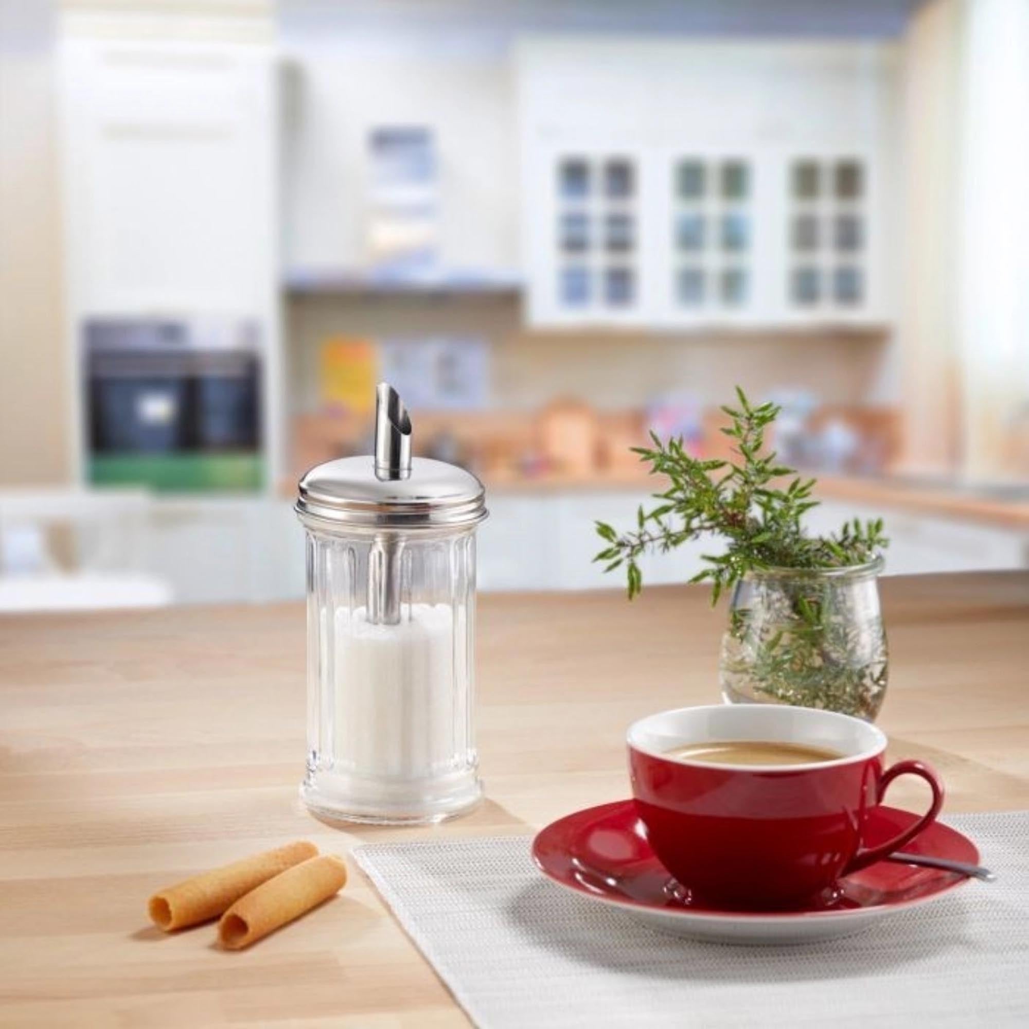 Eleganter Zuckerdosierer New York von Westmark, ideal für exaktes und hygienisches Dosieren von Zucker in Küche und Alltag.