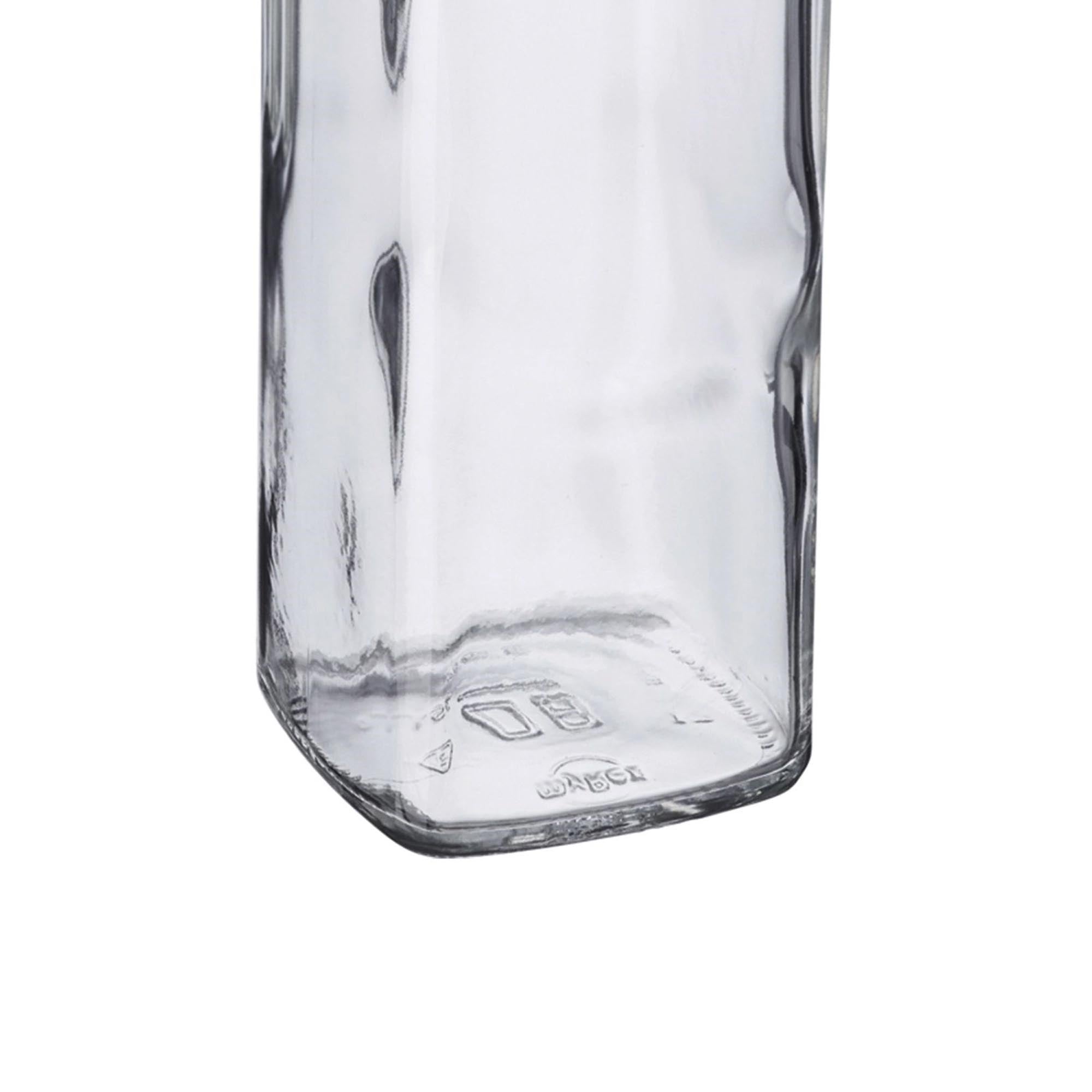 Elegante 500ml Bügelverschlussflasche von Westmark, ideal für Getränke, mit praktischem Anhänger zur individuellen Beschriftung.