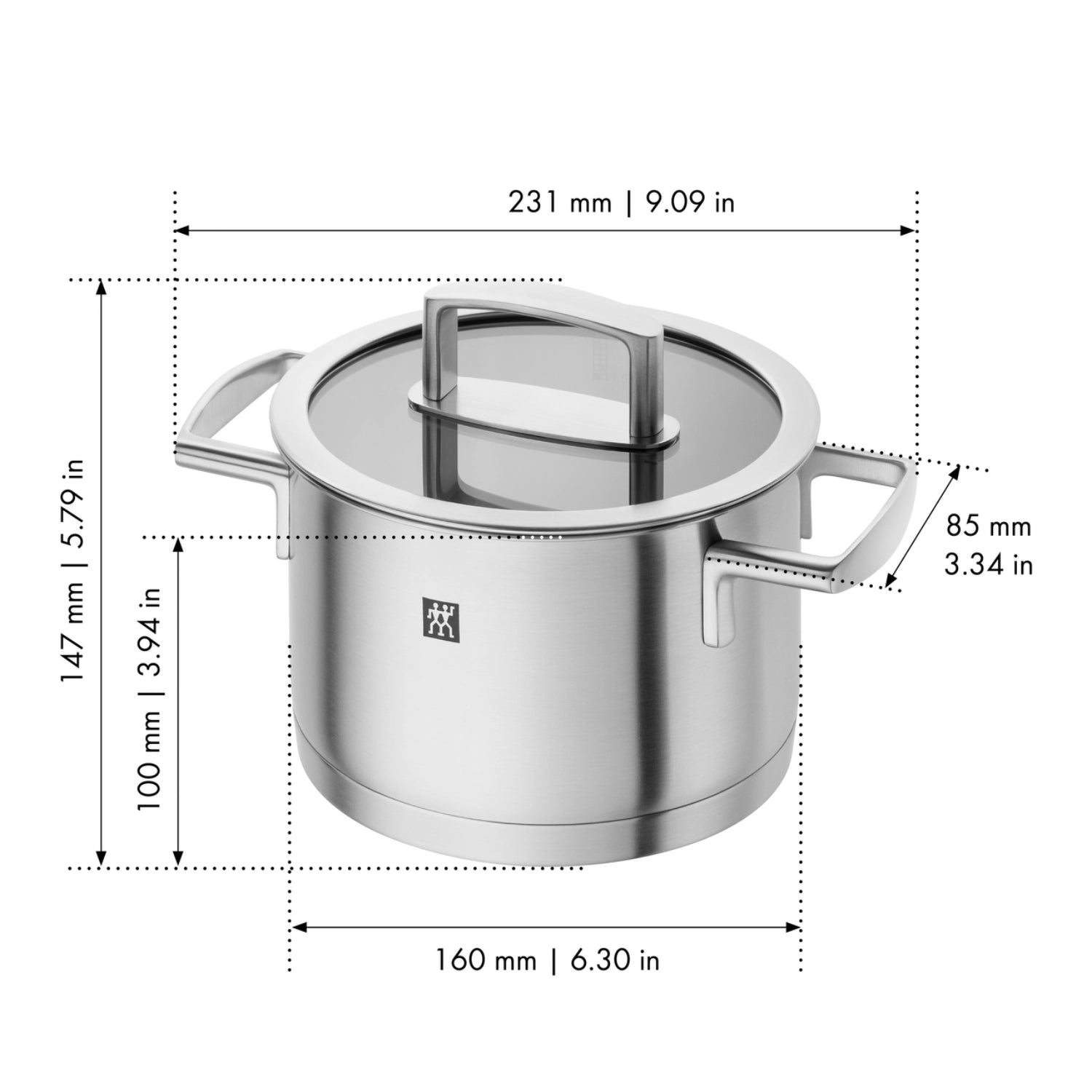 Elegantes 5-teiliges Kochtopfset von Zwilling Vitality, perfekt für kreative Kochabenteuer und stilvolle Küchenausstattung.