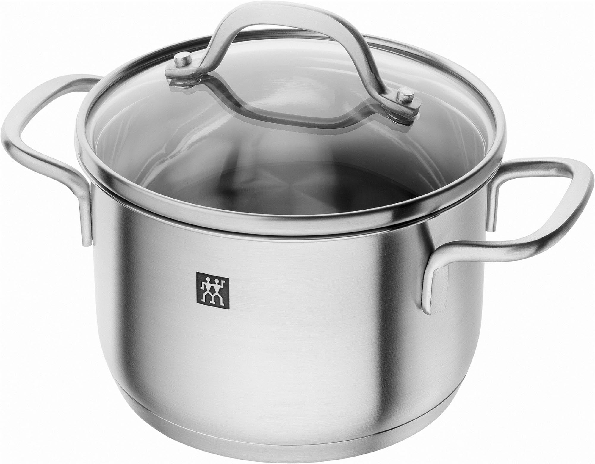 Zwilling Pico Kochtopf hoch, 1.4L,  14cm in Silber präsentiert im Onlineshop von KAQTU Design AG. Pfanne/Topf ist von Zwilling Kitchen