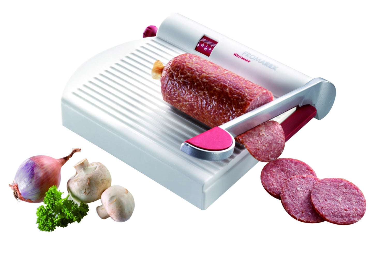 Praktischer Käseschneider Fromarex von Westmark, 23.5x23x5.5cm, perfekt für gleichmäßige Käsescheiben, langlebig und benutzerfreundlich.
