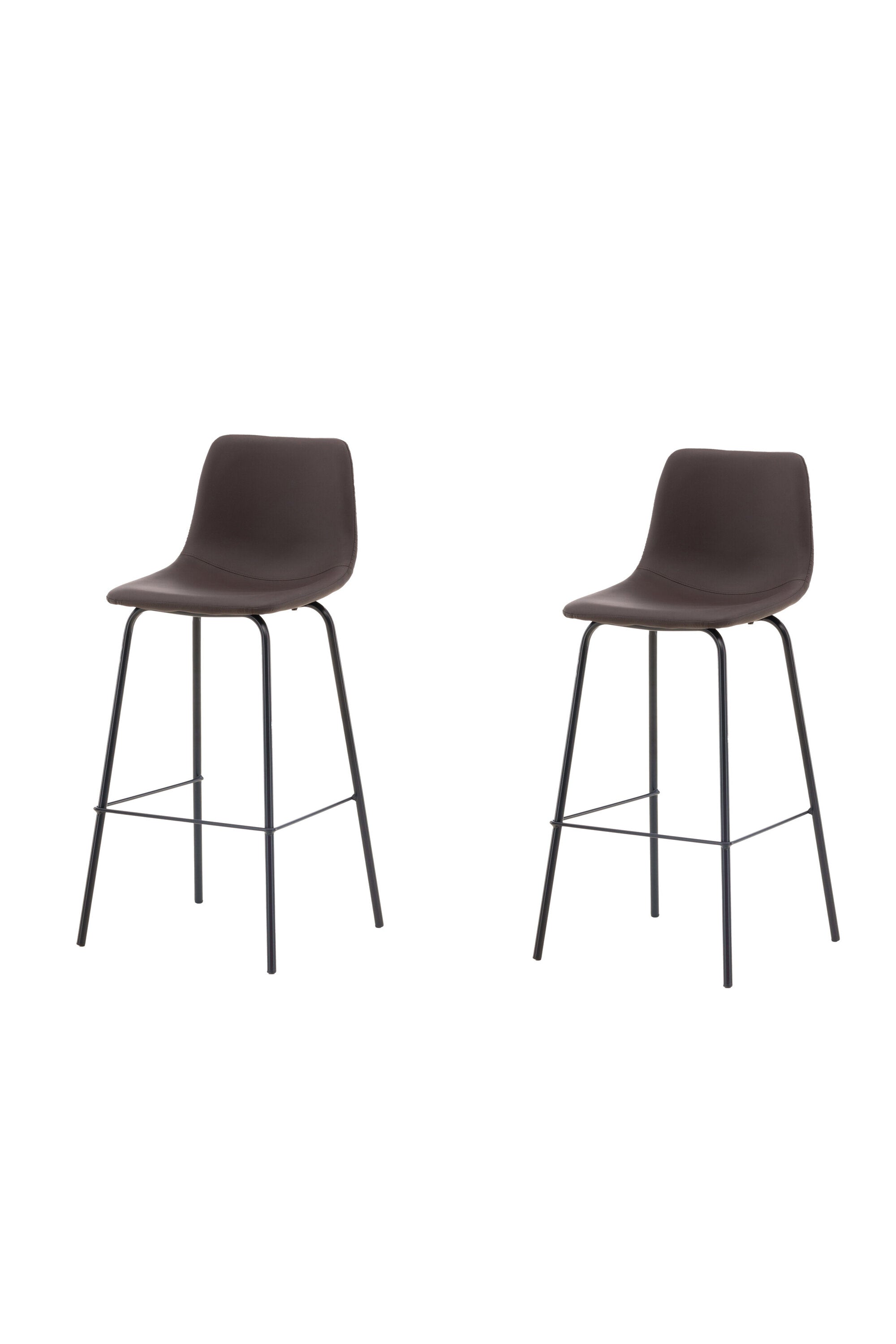 Alexi Barstuhl in Braun präsentiert im Onlineshop von KAQTU Design AG. Barstuhl ist von Venture Home