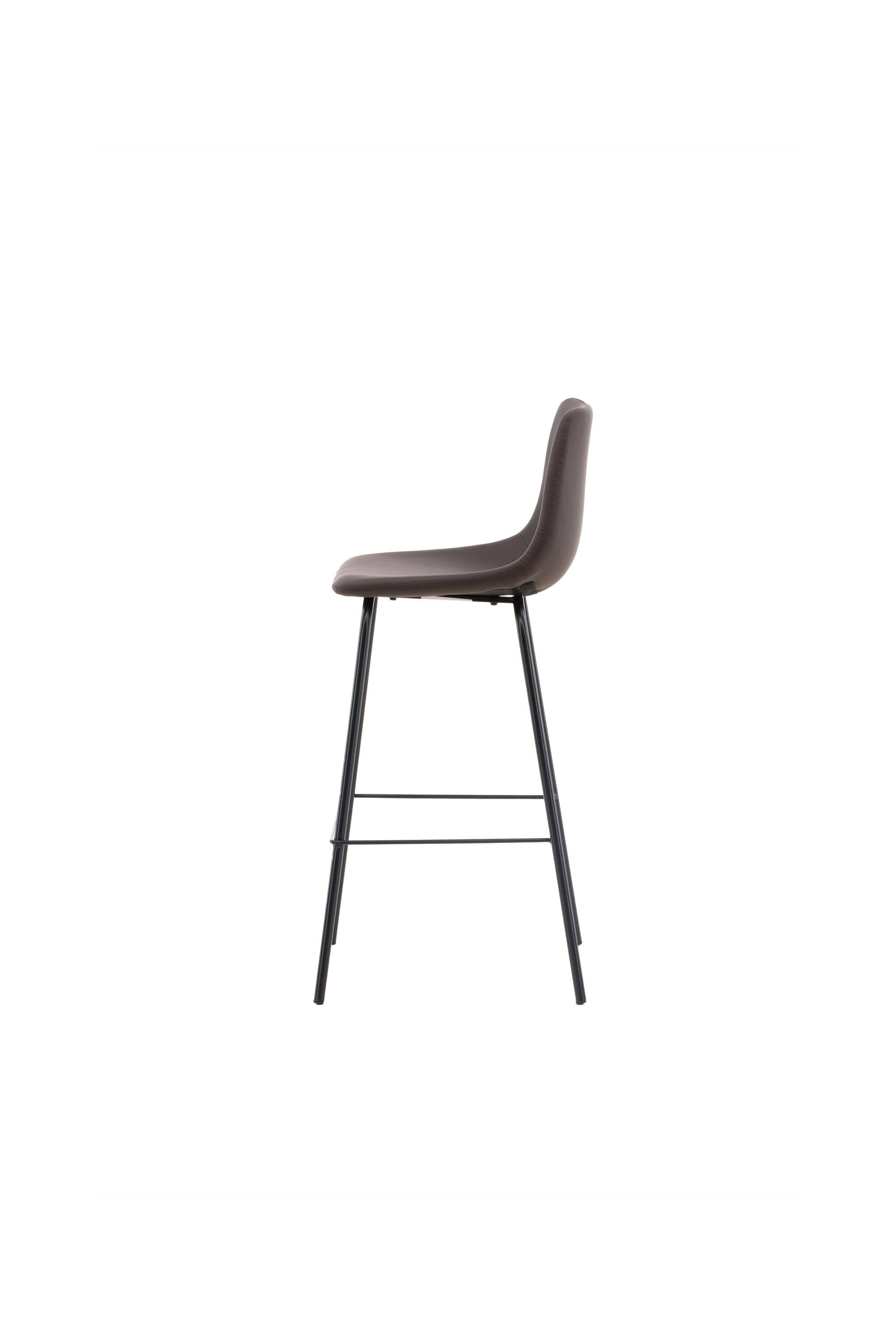Alexi Barstuhl in Braun präsentiert im Onlineshop von KAQTU Design AG. Barstuhl ist von Venture Home