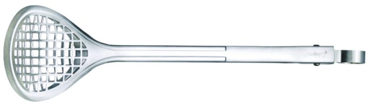 Entdecken Sie die Cuisipro Grillzange breit – ideal für Grillen und Frittieren, aus Edelstahl, spülmaschinengeeignet, mit patentierter Verschlusstechnik.