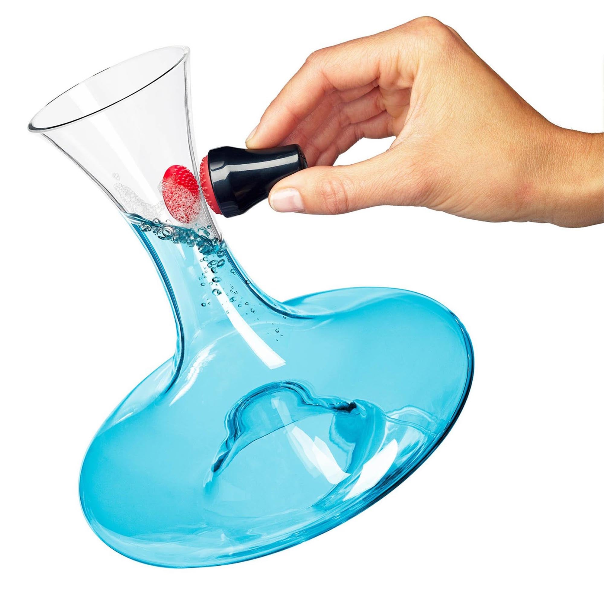 Cuisipro Karaffen-Magnetreiniger in Schwarz für mühelose Sauberkeit.