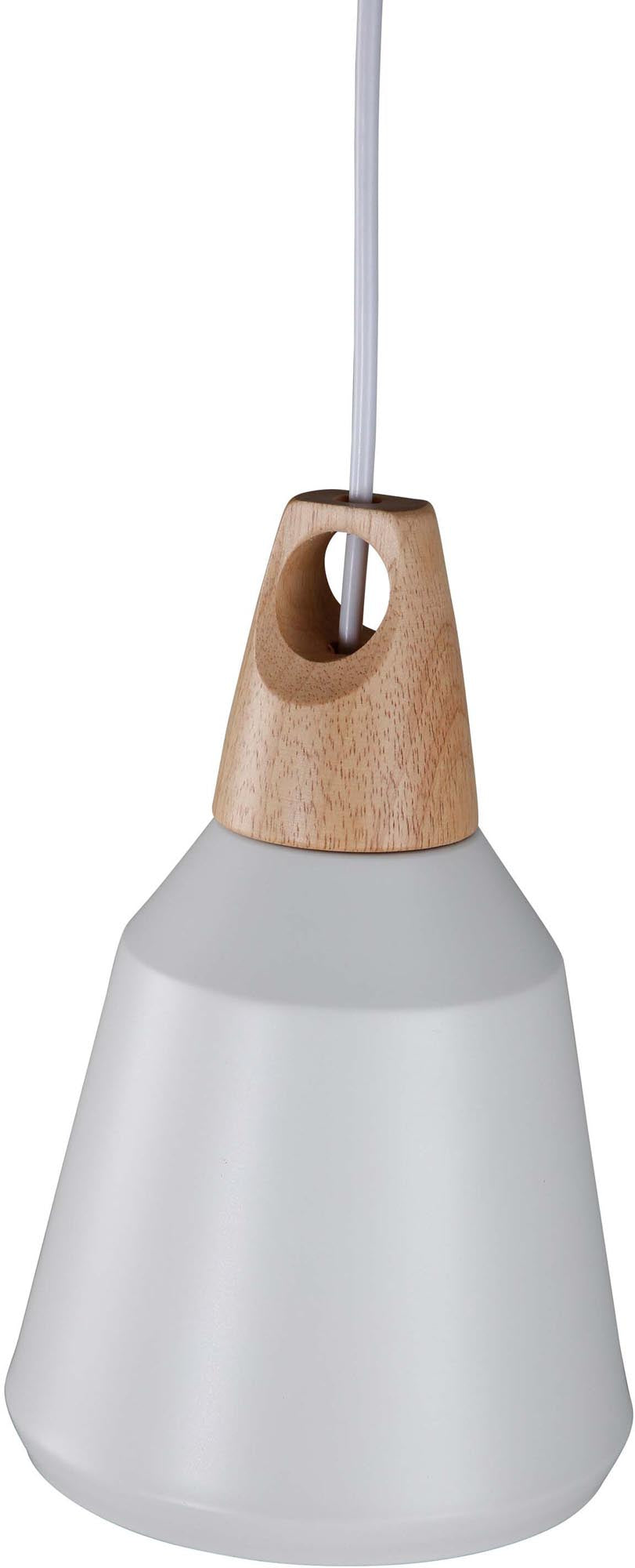 Nao Pendelleuchte von Venture Home: Hochwertige Stahlkonstruktion, elegantes Design in Schwarz und Walnuss, perfekt für jeden Raum.