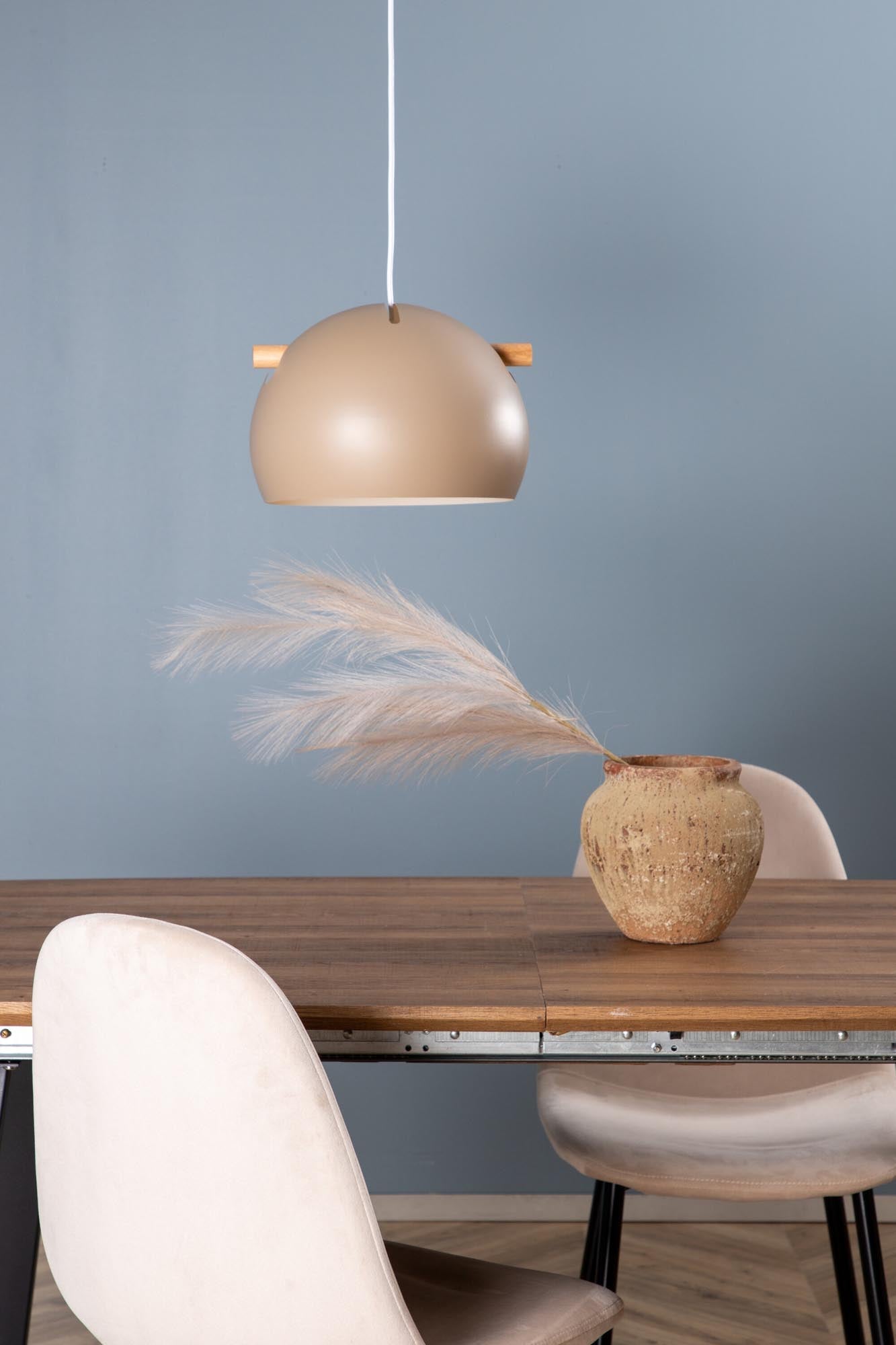 Tubbie Pendelleuchte in Beige präsentiert im Onlineshop von KAQTU Design AG. Pendelleuchte ist von Venture Home