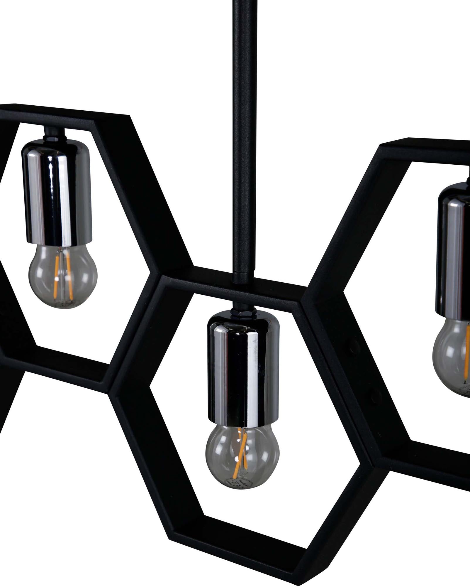 Queen B Pendelleuchte in Schwarz präsentiert im Onlineshop von KAQTU Design AG. Pendelleuchte ist von Venture Home
