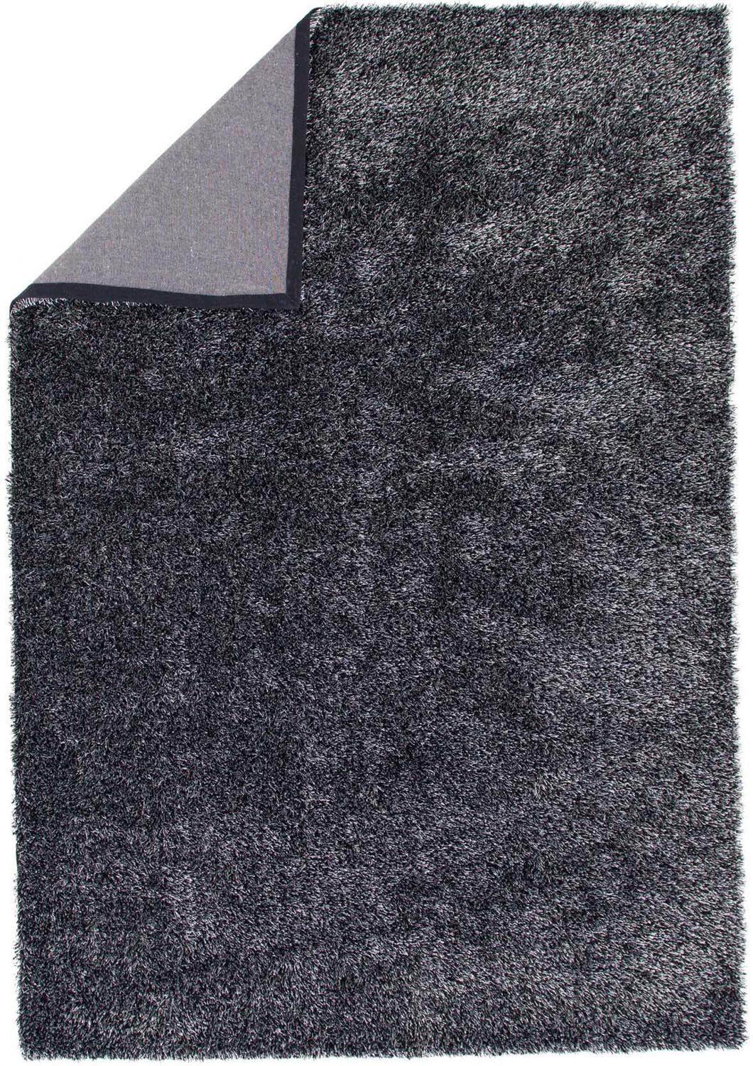 Eleganter Mattis Teppich von Venture Home in zeitlosem Anthrazit.