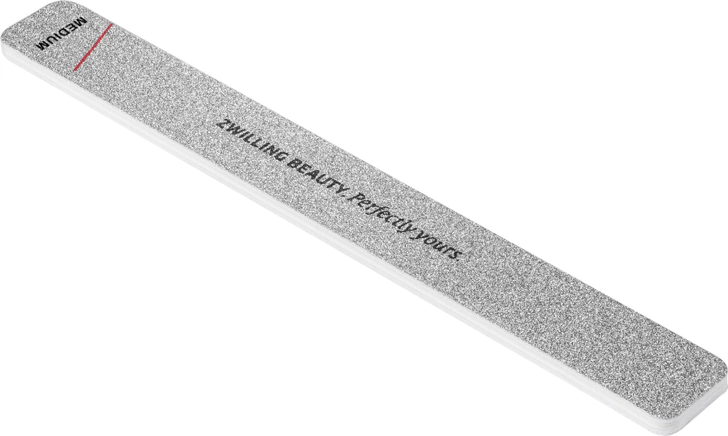 Zwei hochwertige Sandblattfeilen von Zwilling Beauty, perfekt für die Pflege von Nägeln, Maße: 20.3x7.3 cm, für ein professionelles Finish.