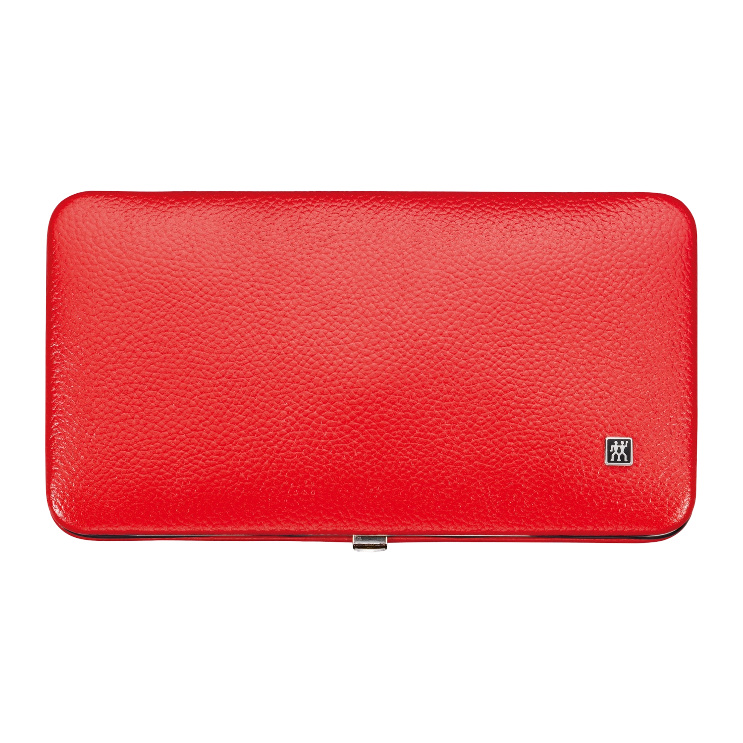 Erleben Sie das luxuriöse 7-teilige Rahmen-Etui von Zwilling Beauty aus hochwertigem rotem Rindleder – ideal für die stilvolle und sichere Aufbewahrung Ihrer Kosmetik.