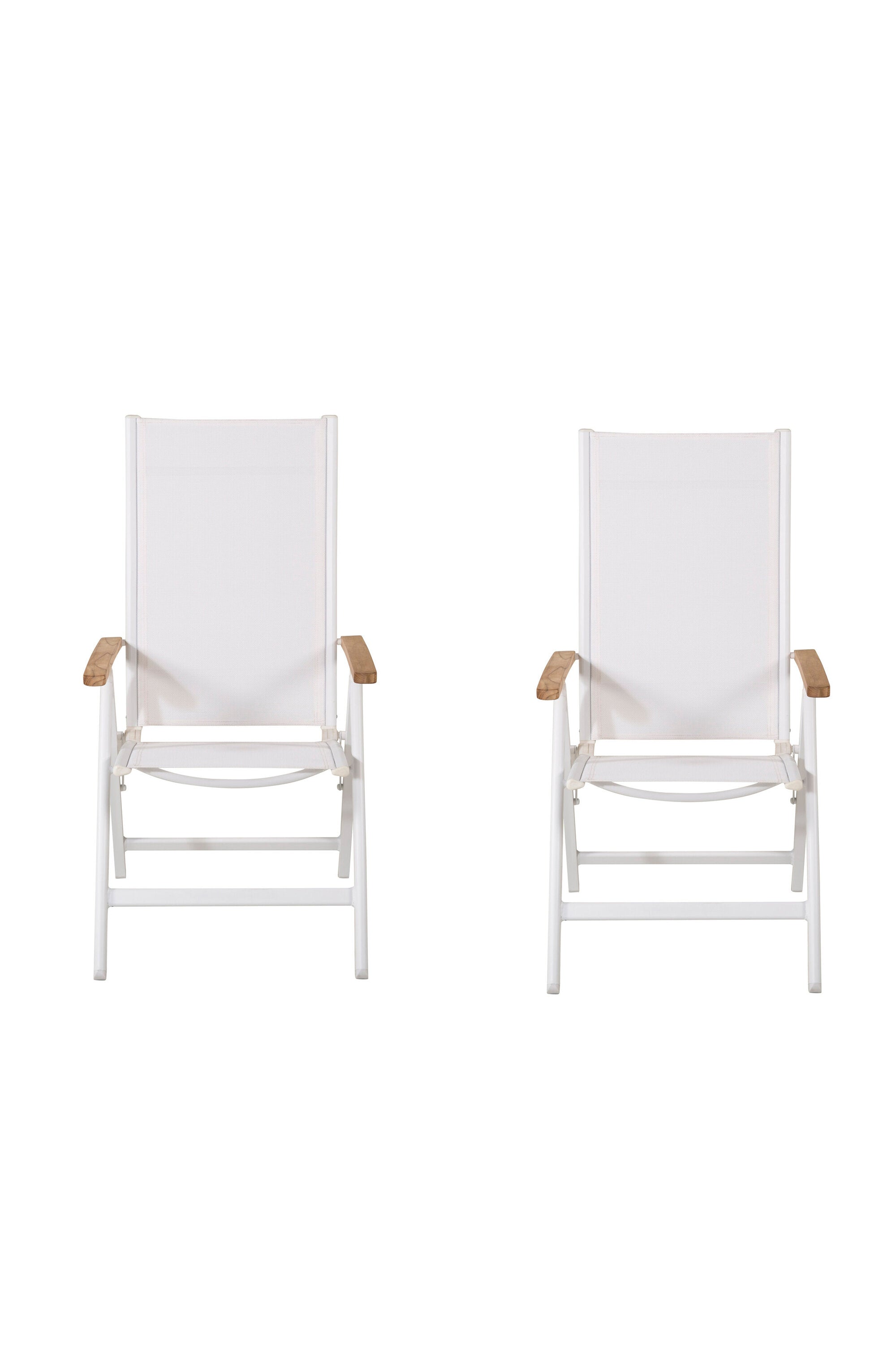 Panama Positions Stuhl in Weiss präsentiert im Onlineshop von KAQTU Design AG. Gartenstuhl mit Armlehnen ist von Venture Home