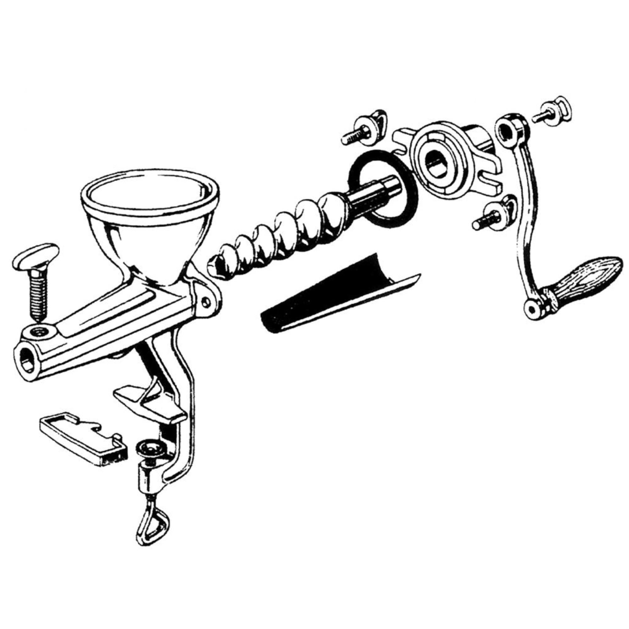 Robuste Saft- und Beerenpresse Starke Else von Westmark, ideal für frische Säfte, kompakt und praktisch, Masse: 29x10.5x43cm.