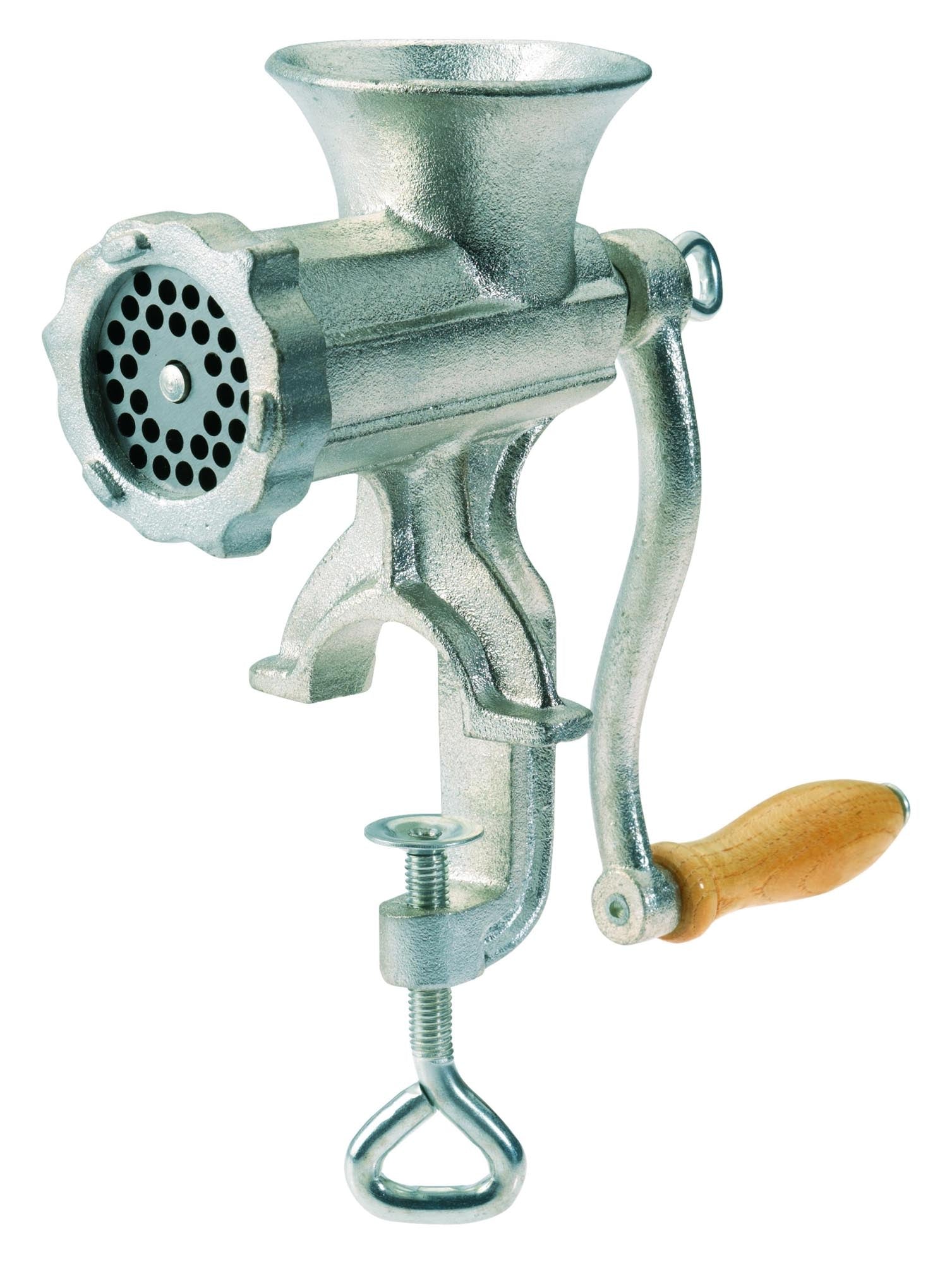 Entdecken Sie den Westmark Fleischwolf Größe 8 (26,5x9,8x25cm) – ideal für frisches Hackfleisch, Wurst und Gemüse. Hochwertiger Stahlguss, ergonomisch und langlebig!