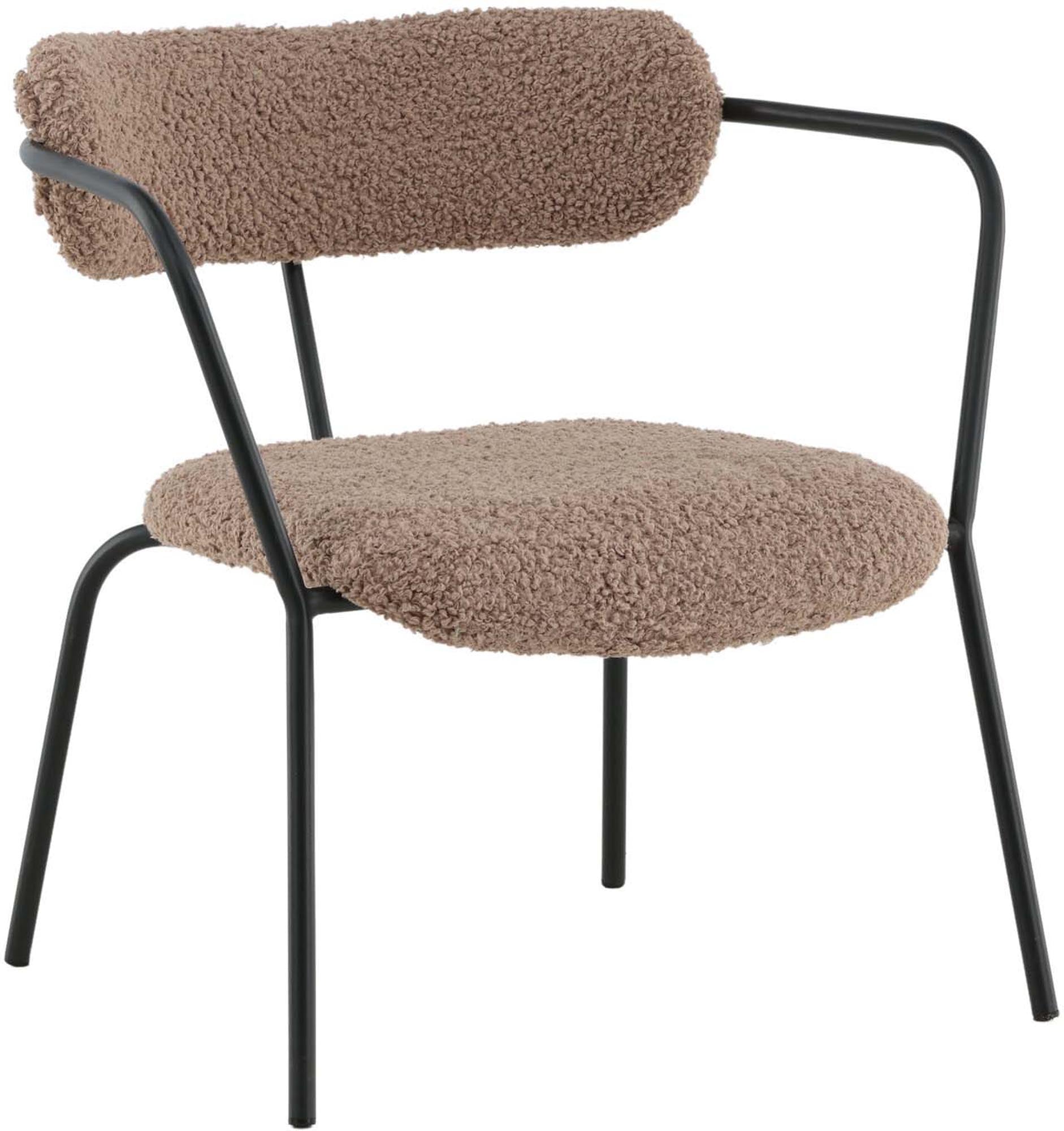 Stilvoller Duffy Sessel von Venture Home: Luxuriöser Samt, ergonomisches Design und robuste Metallbeine für höchsten Komfort und Eleganz.