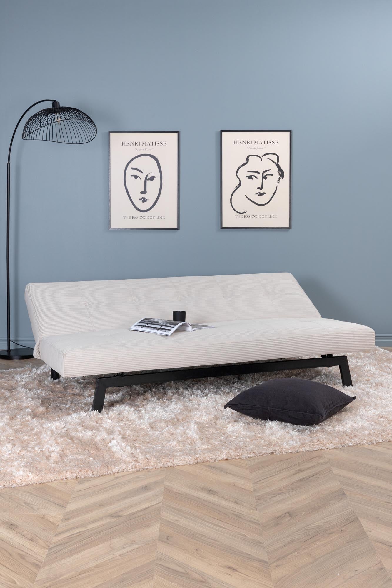 Bodil Sofa in Beige präsentiert im Onlineshop von KAQTU Design AG. Bettsofa ist von Venture Home