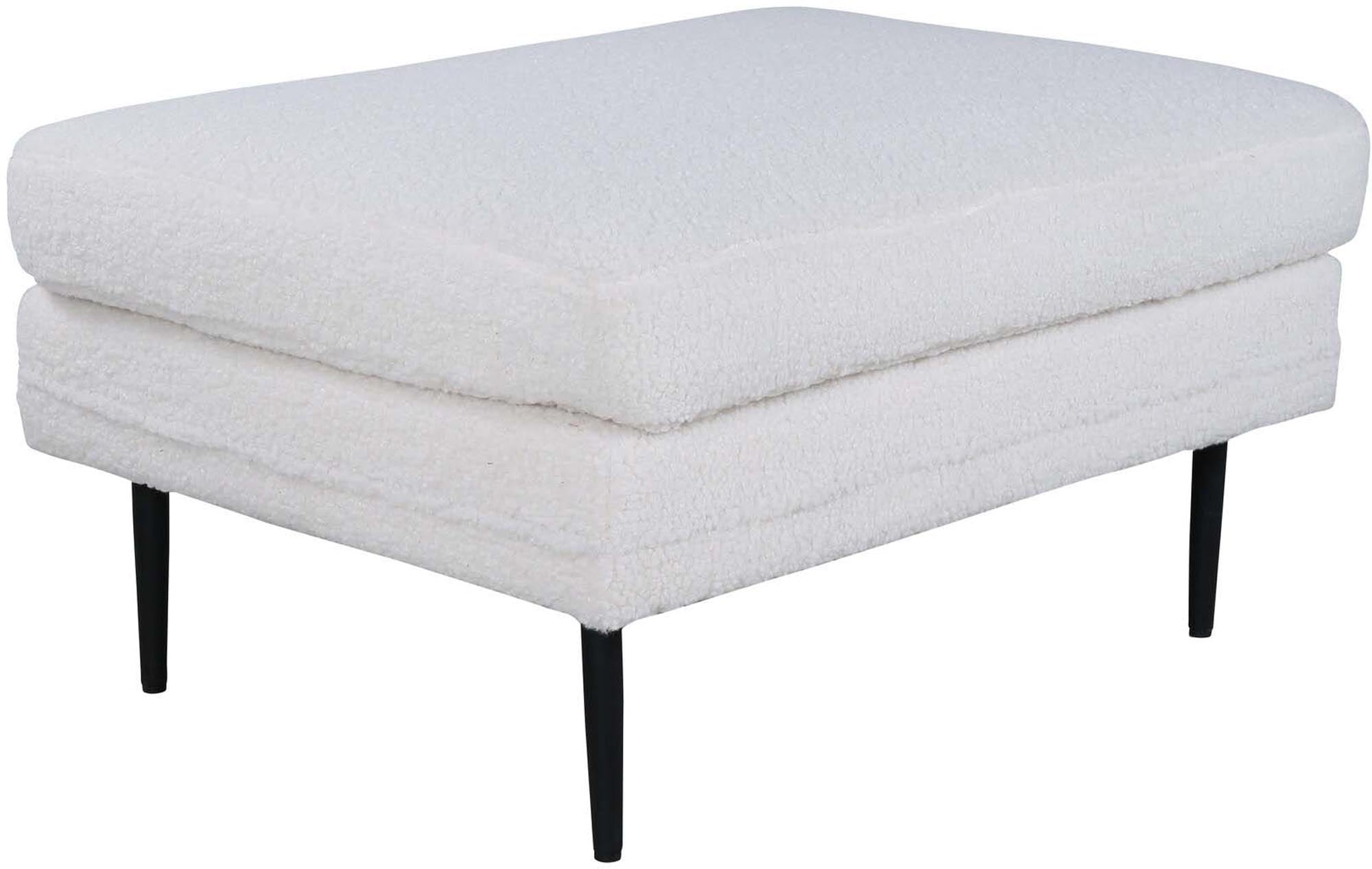 Boom Ottoman / Pouf in Weiss präsentiert im Onlineshop von KAQTU Design AG. Ottoman ist von Venture Home