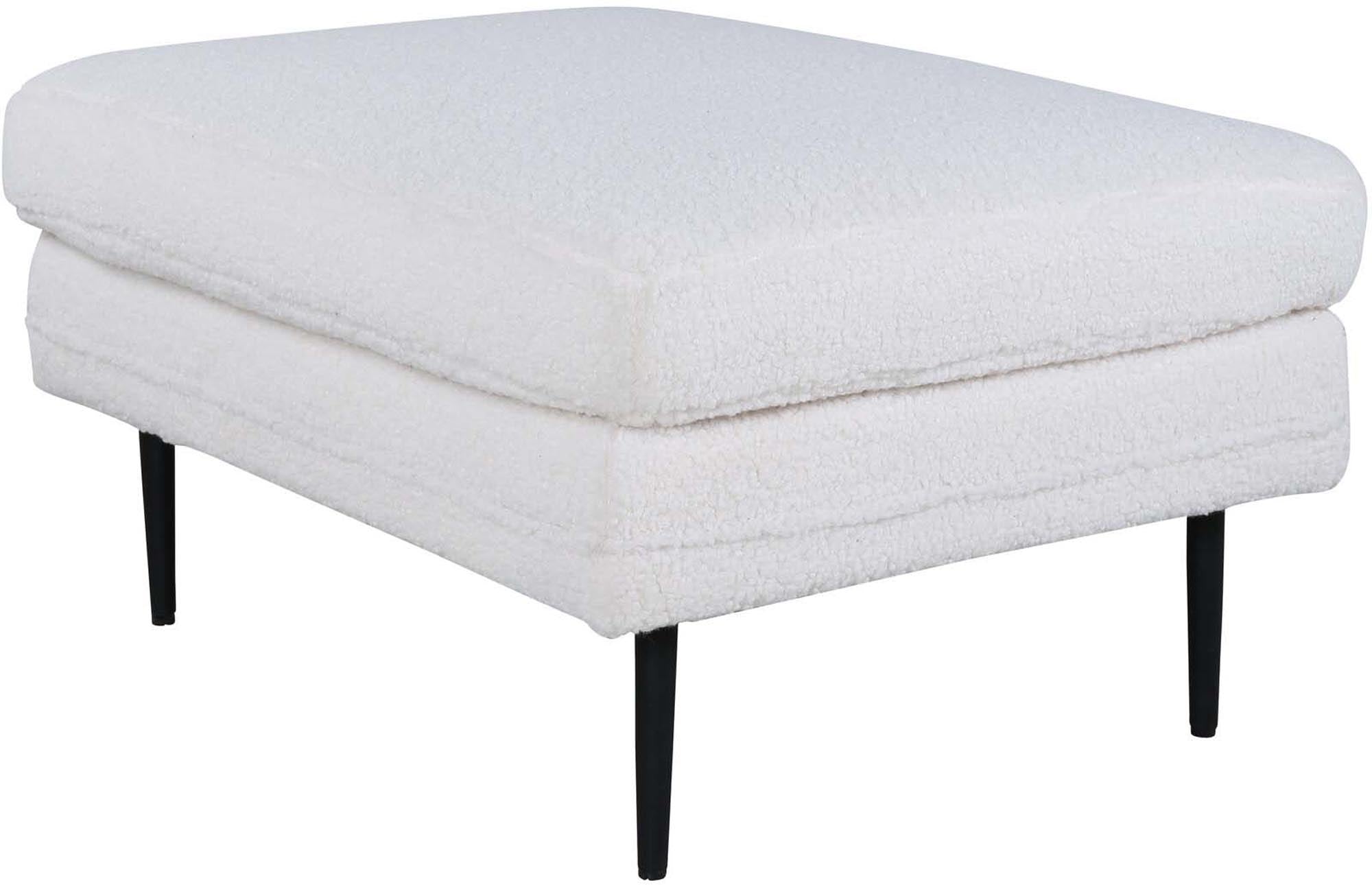 Boom Ottoman / Pouf in Weiss präsentiert im Onlineshop von KAQTU Design AG. Ottoman ist von Venture Home