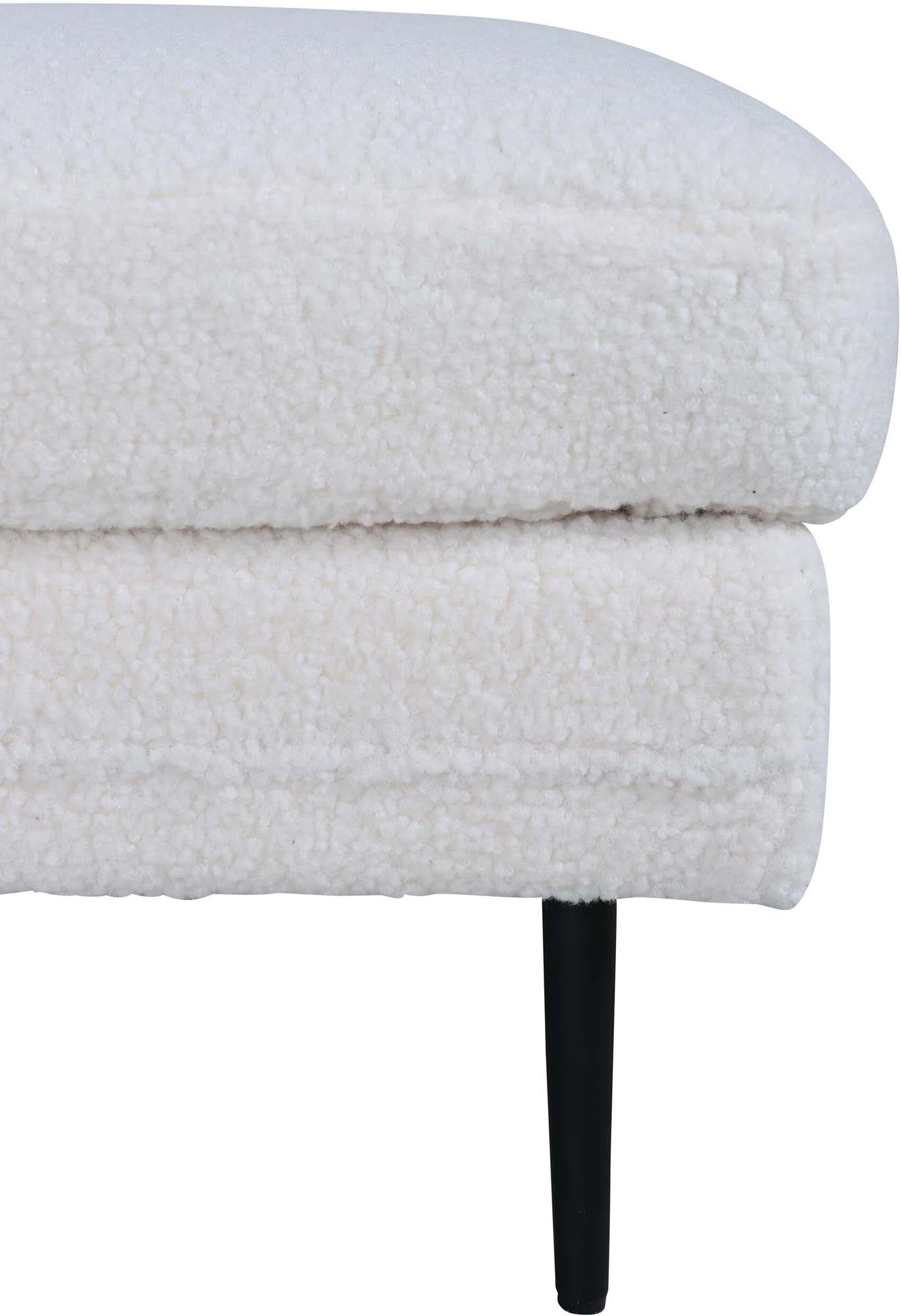 Boom Ottoman / Pouf in Weiss präsentiert im Onlineshop von KAQTU Design AG. Ottoman ist von Venture Home