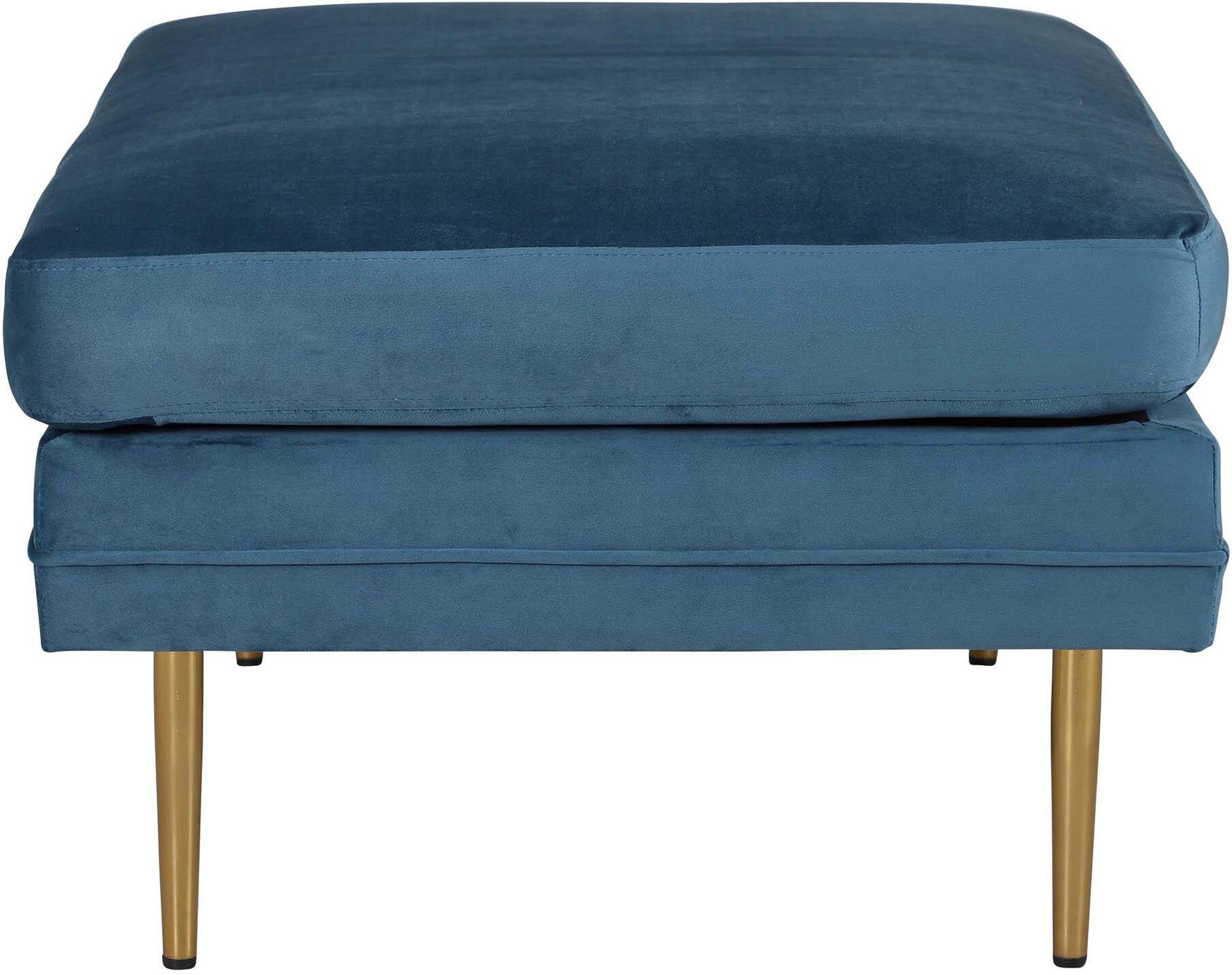 Boom Ottoman / Pouf in Blau präsentiert im Onlineshop von KAQTU Design AG. Ottoman ist von Venture Home