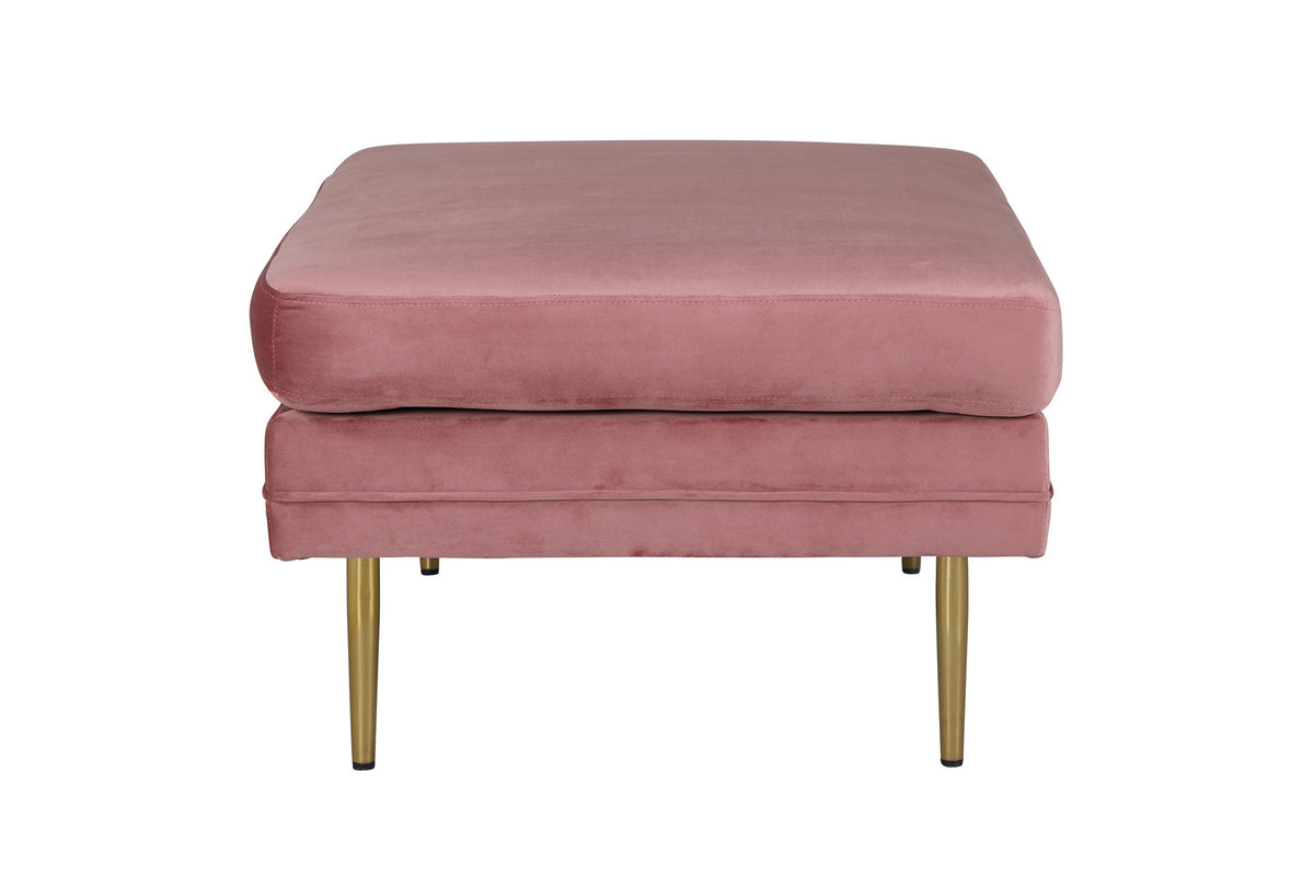 Boom Ottoman / Pouf in Rosa präsentiert im Onlineshop von KAQTU Design AG. Ottoman ist von Venture Home