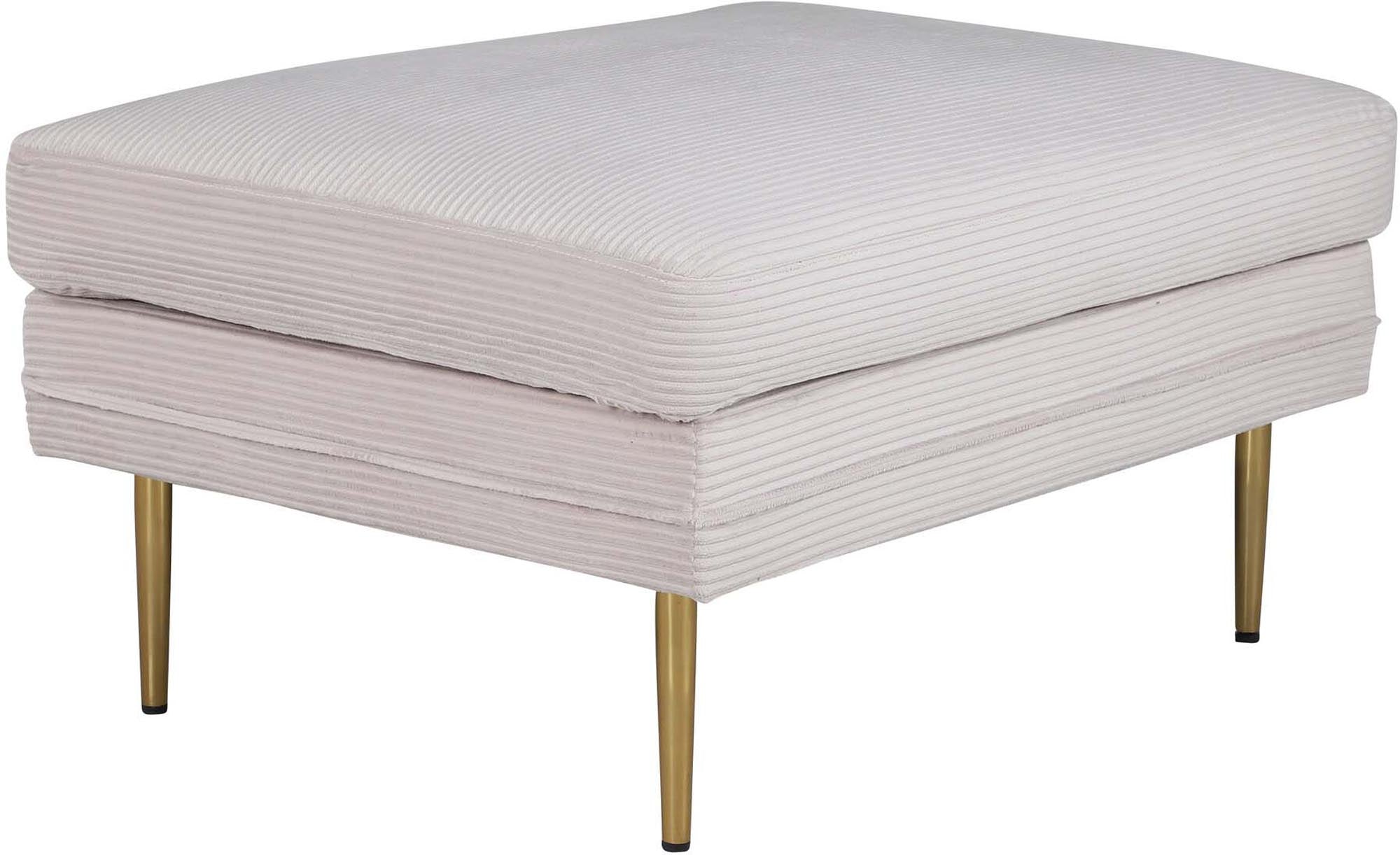 Boom Ottoman / Pouf in Beige präsentiert im Onlineshop von KAQTU Design AG. Ottoman ist von Venture Home