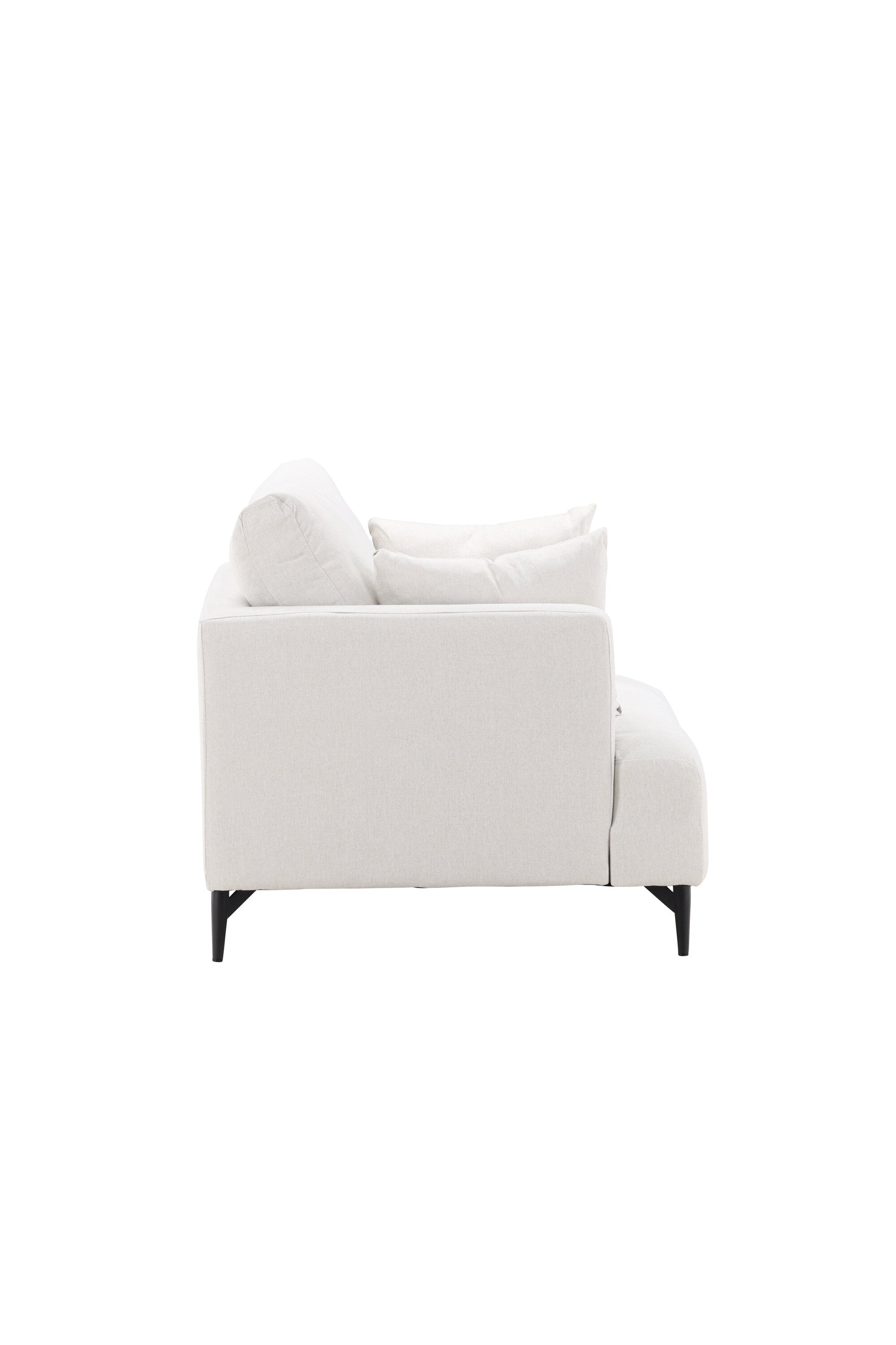 Sofia Sessel in Beige/Schwarz präsentiert im Onlineshop von KAQTU Design AG. Sessel mit Armlehnen ist von Venture Home