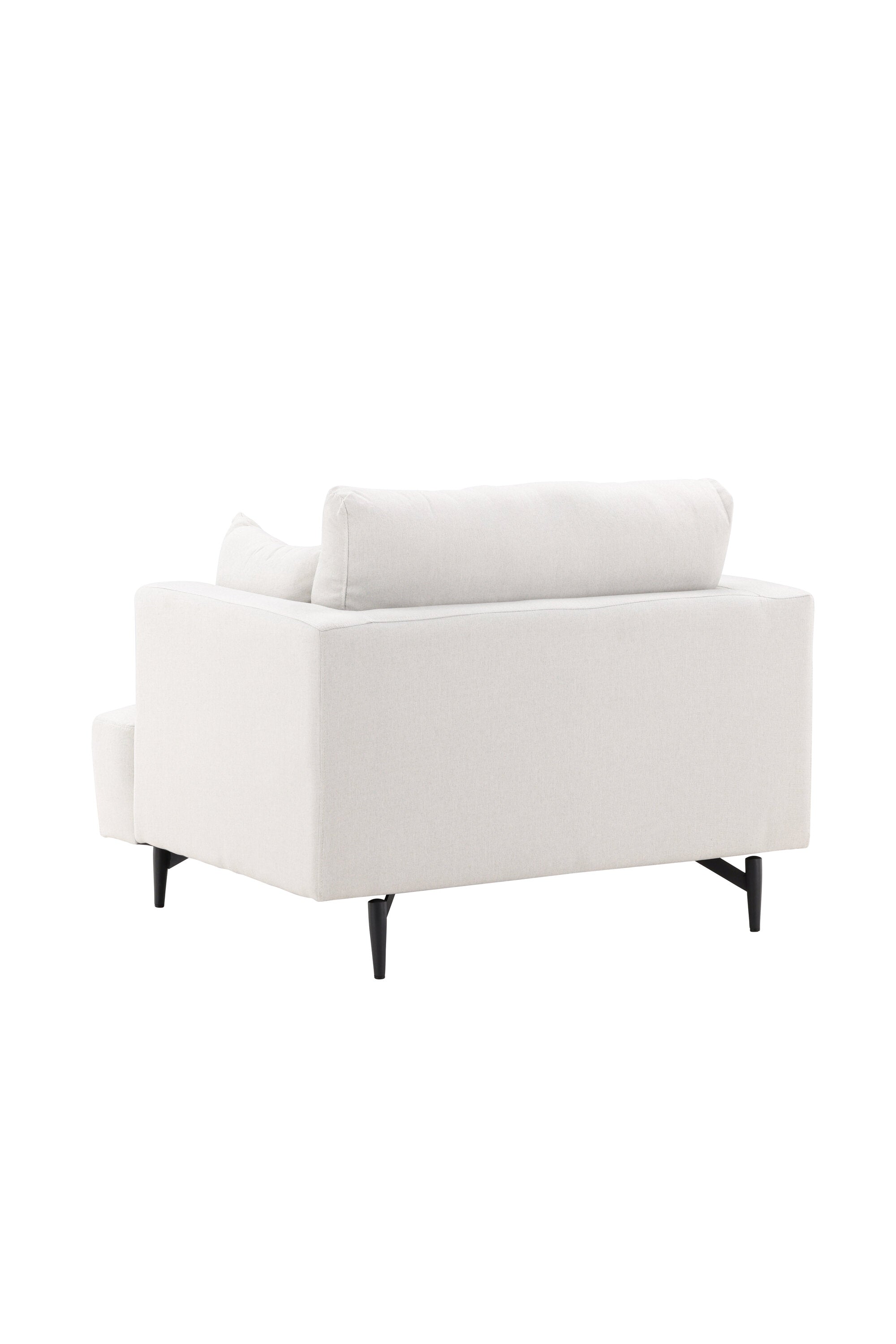 Sofia Sessel in Beige/Schwarz präsentiert im Onlineshop von KAQTU Design AG. Sessel mit Armlehnen ist von Venture Home