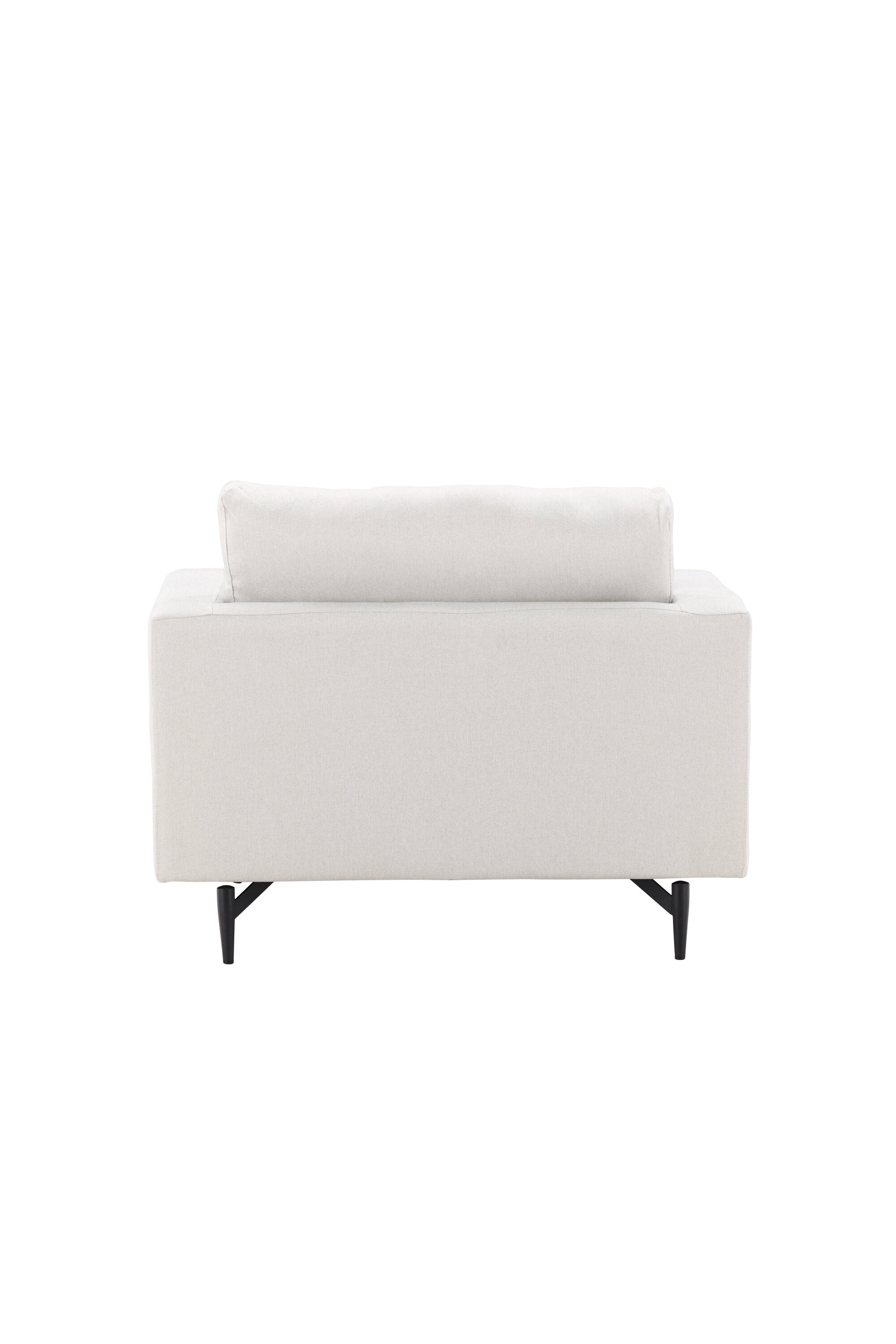 Sofia Sessel in Beige/Schwarz präsentiert im Onlineshop von KAQTU Design AG. Sessel mit Armlehnen ist von Venture Home