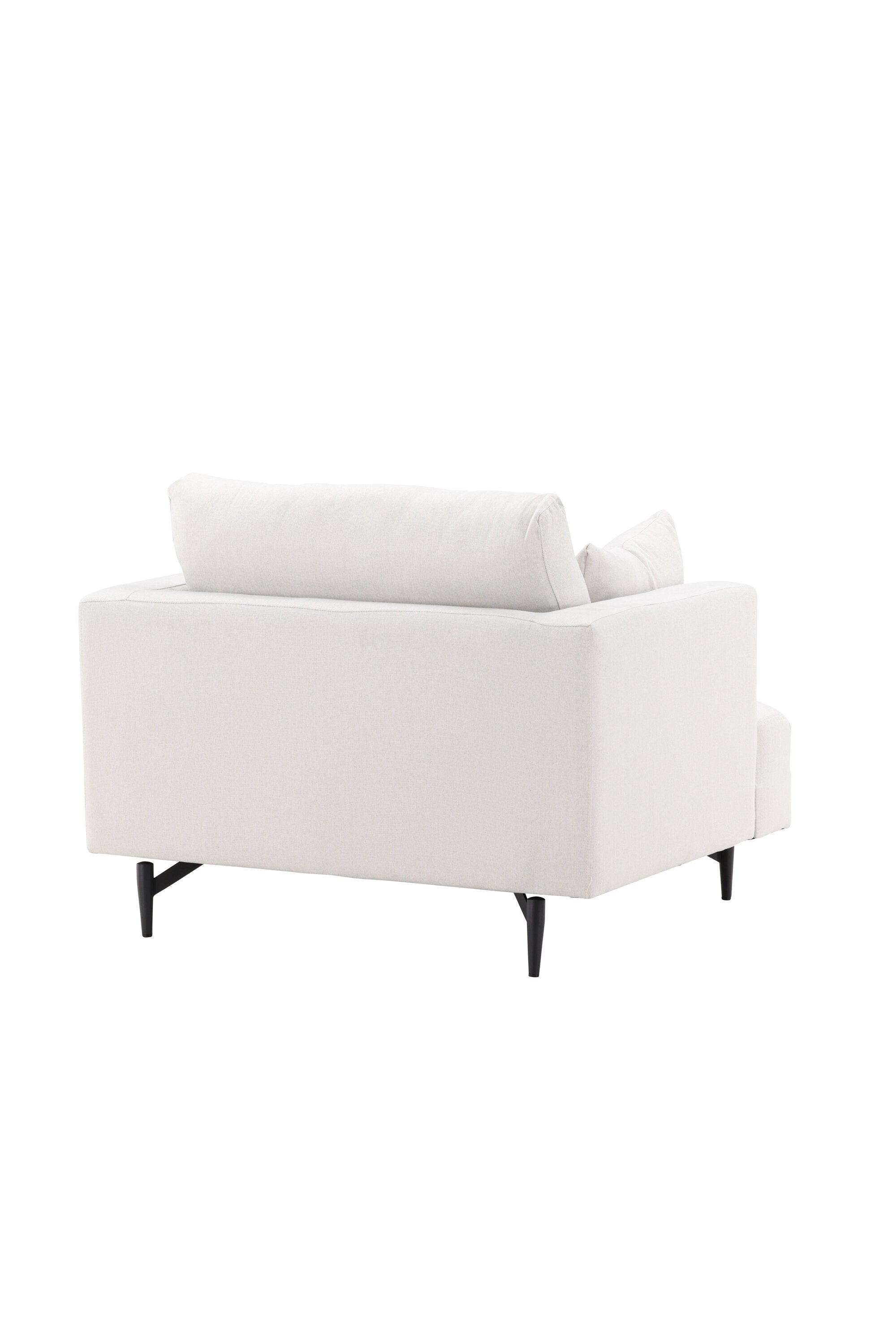 Sofia Sessel in Beige/Schwarz präsentiert im Onlineshop von KAQTU Design AG. Sessel mit Armlehnen ist von Venture Home