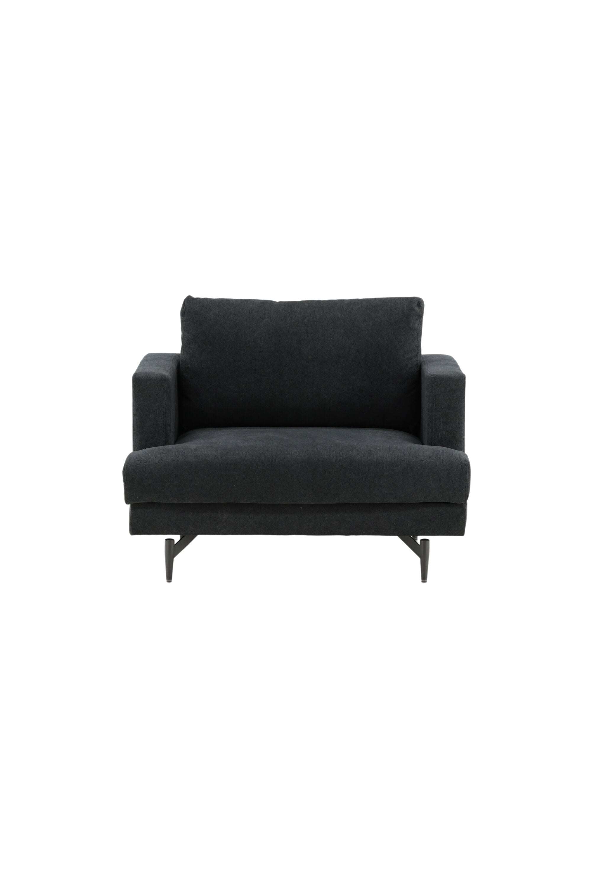 Sofia Sessel in Schwarz präsentiert im Onlineshop von KAQTU Design AG. Sessel mit Armlehnen ist von Venture Home