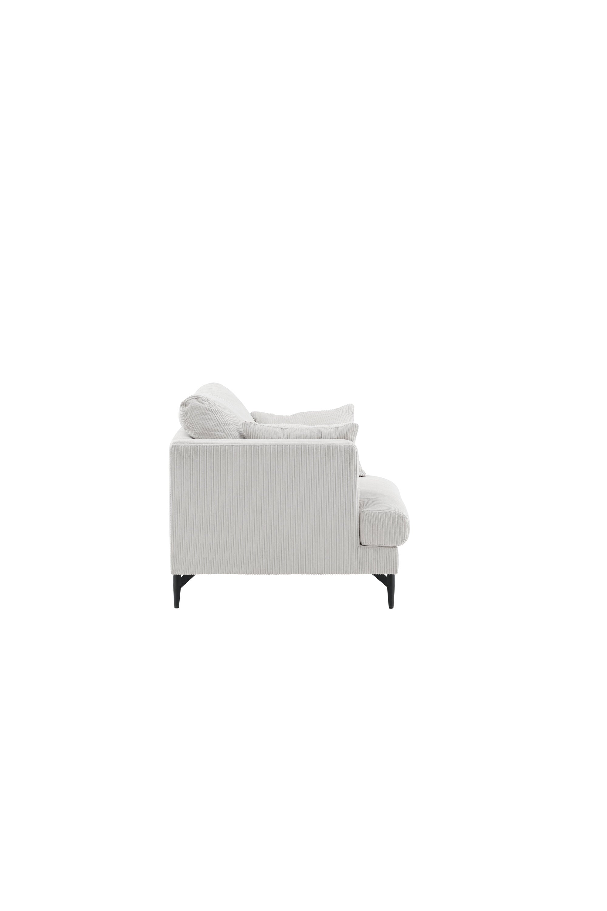 Sofia Sessel in Beige präsentiert im Onlineshop von KAQTU Design AG. Sessel mit Armlehnen ist von Venture Home