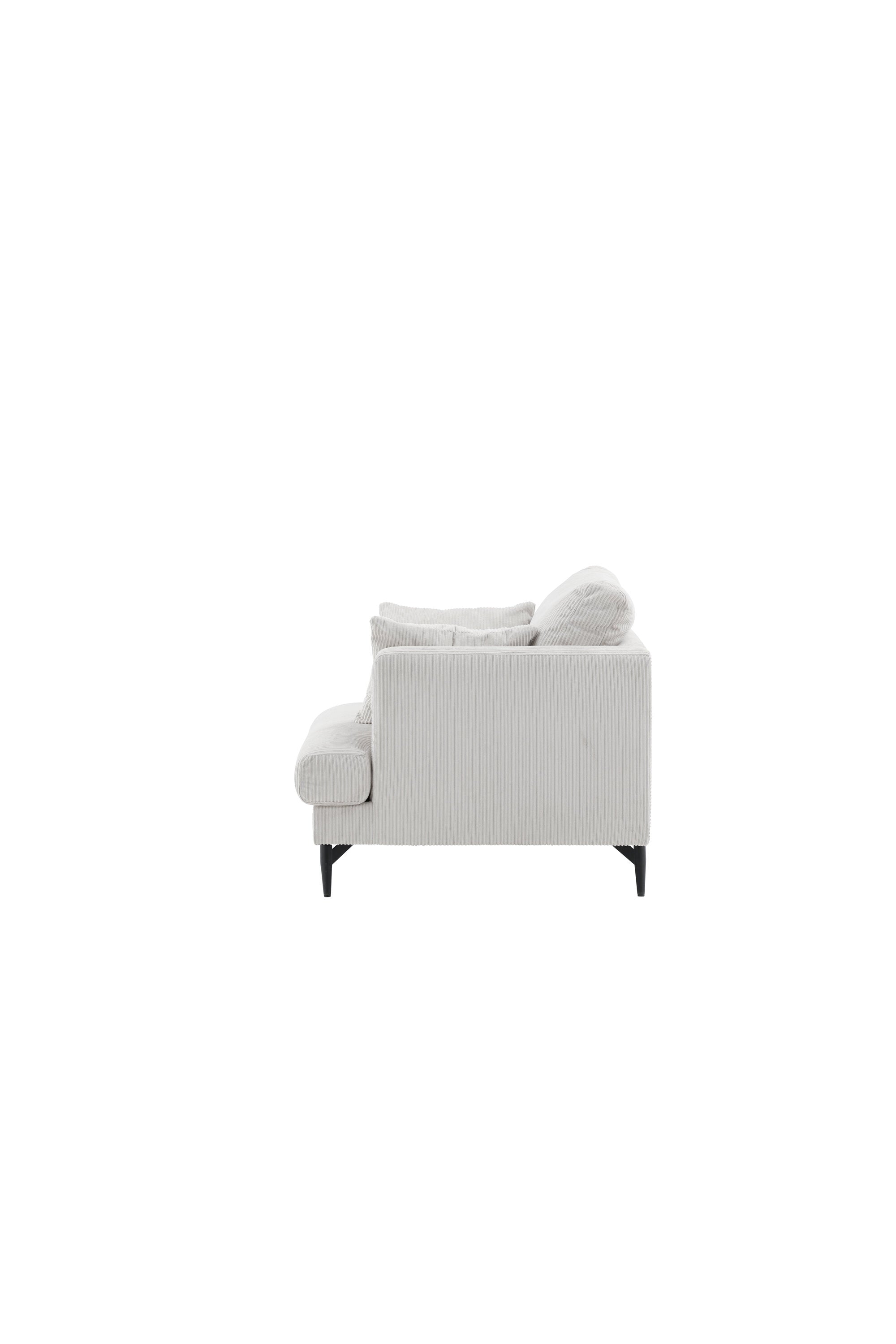 Sofia Sessel in Beige präsentiert im Onlineshop von KAQTU Design AG. Sessel mit Armlehnen ist von Venture Home