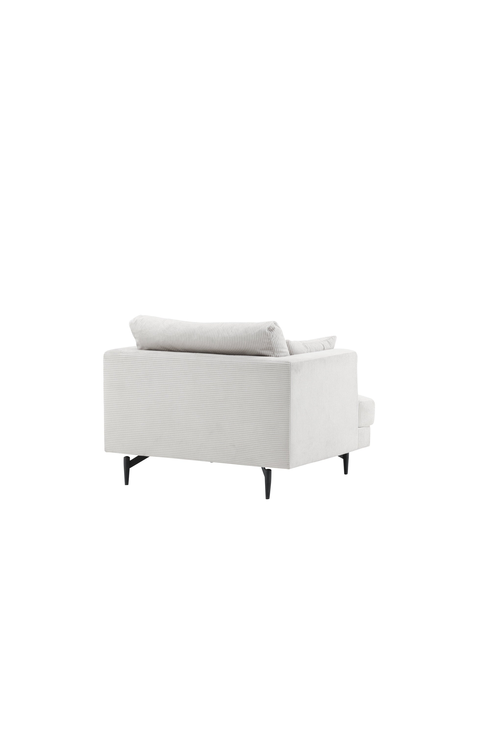 Sofia Sessel in Beige präsentiert im Onlineshop von KAQTU Design AG. Sessel mit Armlehnen ist von Venture Home