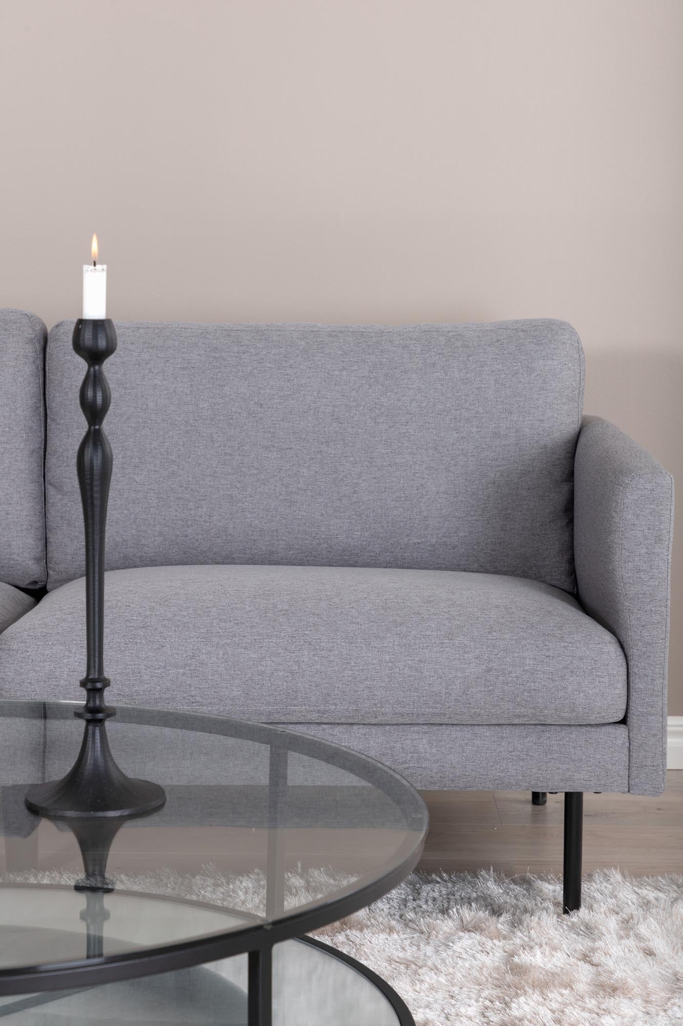 Zoom 2er Sofa in Grau präsentiert im Onlineshop von KAQTU Design AG. 2er Sofa ist von Venture Home