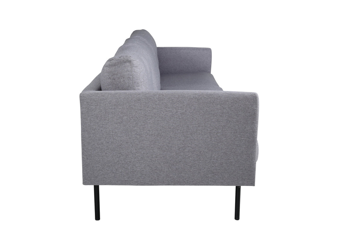 Zoom 3er Sofa in Grau präsentiert im Onlineshop von KAQTU Design AG. 3er Sofa ist von Venture Home
