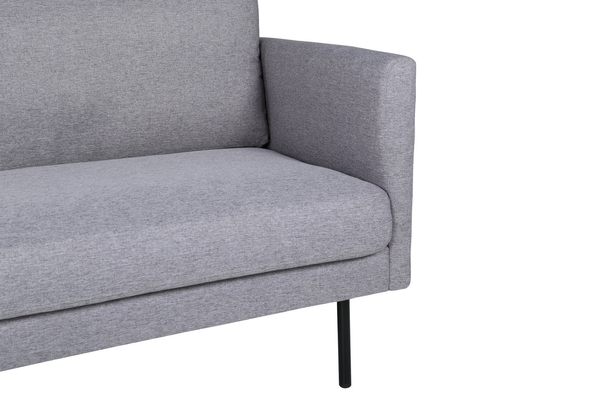 Zoom 3er Sofa in Grau präsentiert im Onlineshop von KAQTU Design AG. 3er Sofa ist von Venture Home