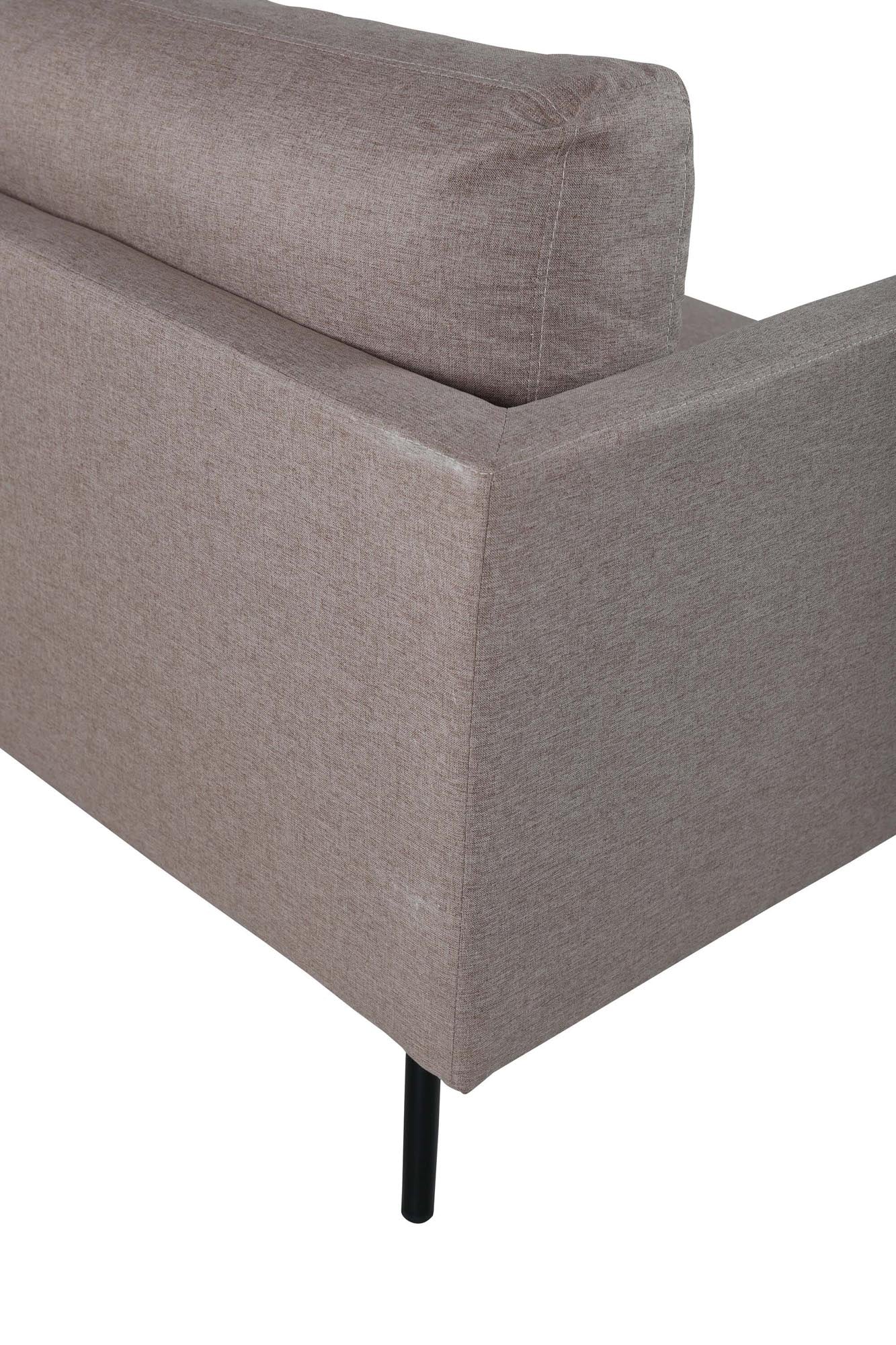 Zoom 3er Sofa in Braun präsentiert im Onlineshop von KAQTU Design AG. 3er Sofa ist von Venture Home