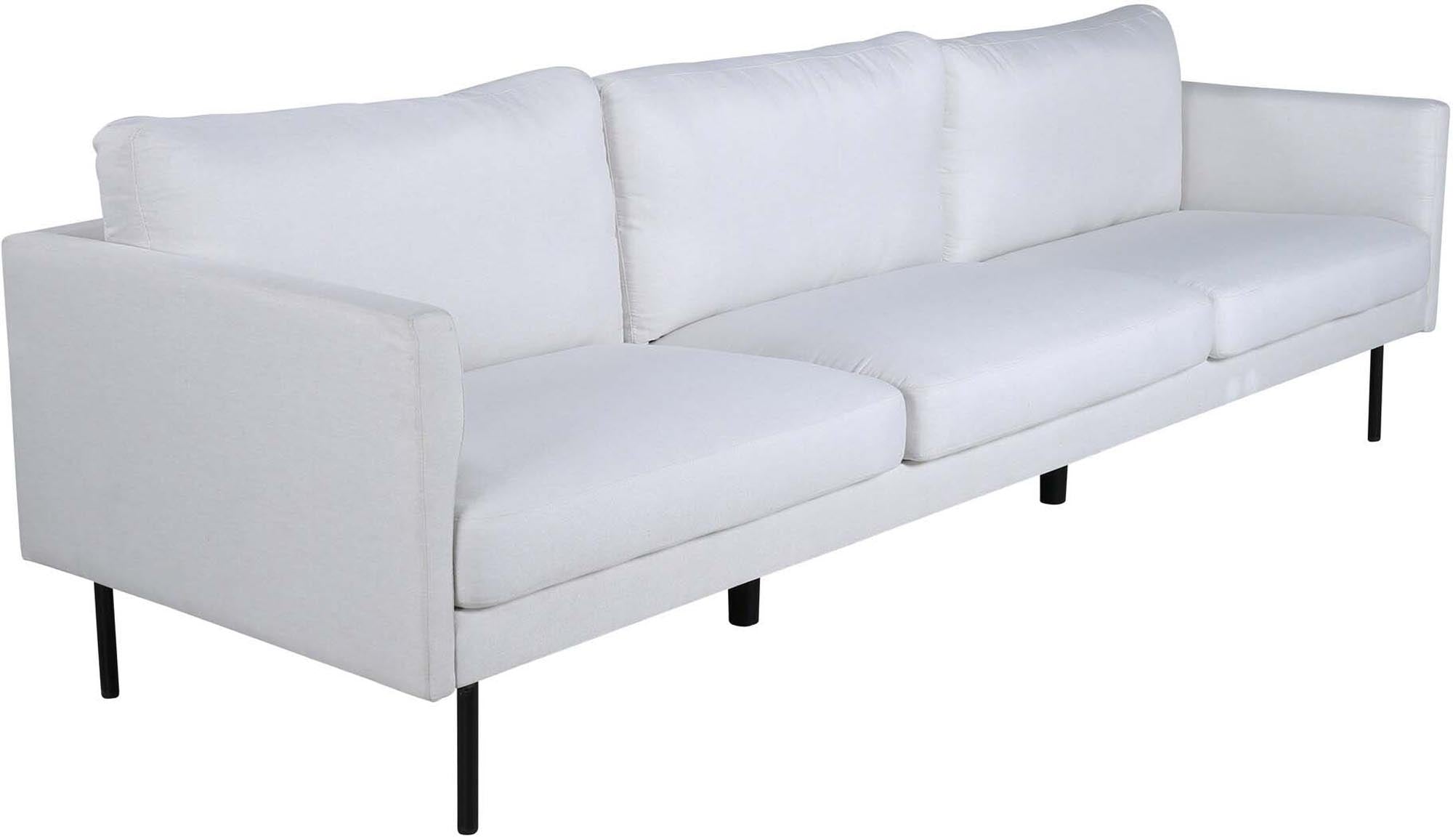 Elegantes Zoom Sofa: Komfortabler 3-Sitzer in stilvollem Beige.