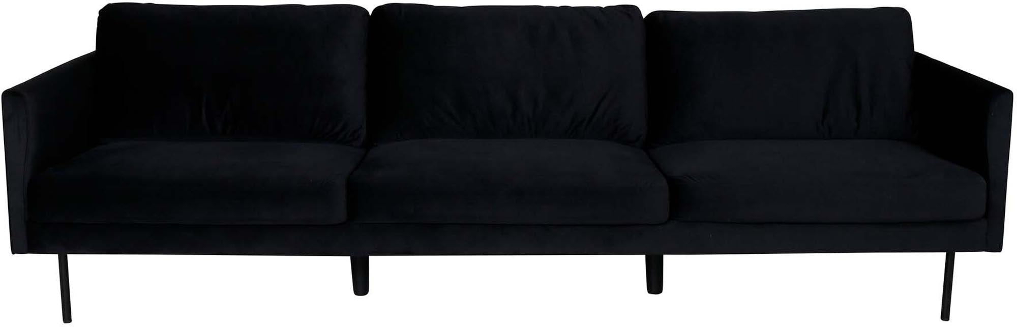 Zoom 3er Sofa in Schwarz präsentiert im Onlineshop von KAQTU Design AG. 3er Sofa ist von Venture Home