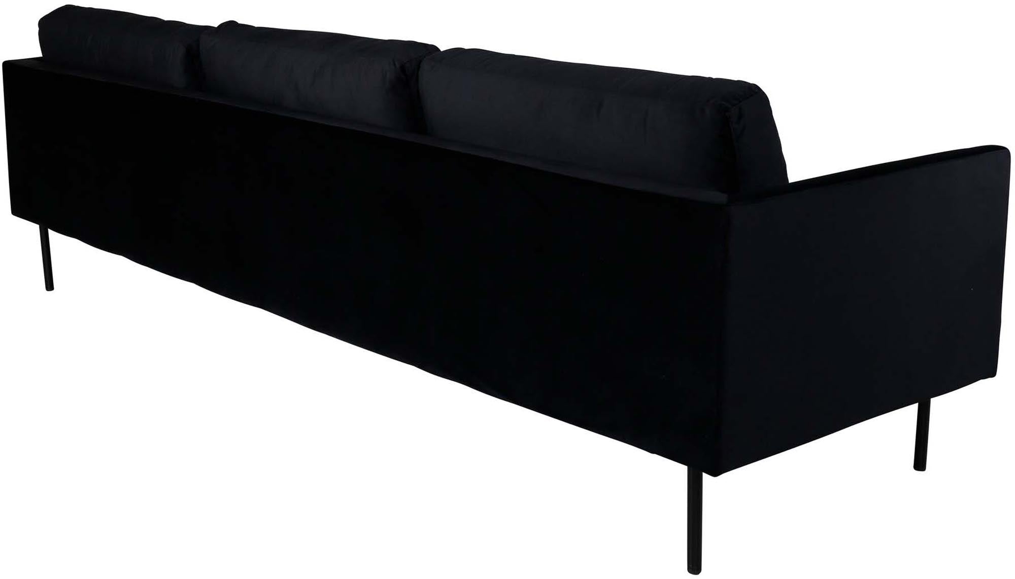 Zoom 3er Sofa in Schwarz präsentiert im Onlineshop von KAQTU Design AG. 3er Sofa ist von Venture Home